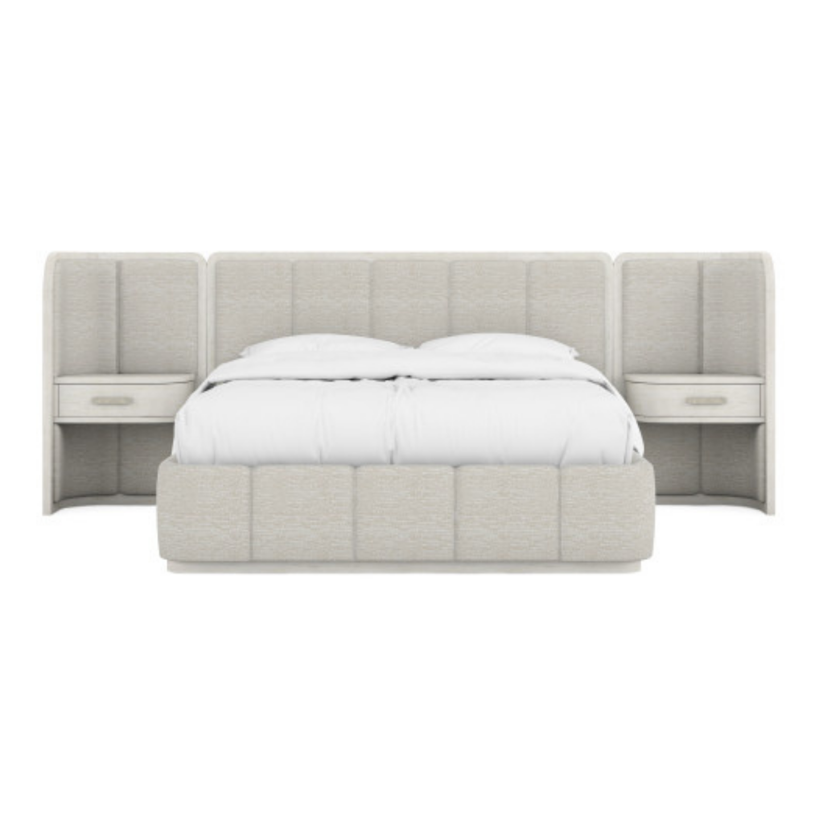 Ashlar Queen Upholstered Wall Panel Bed