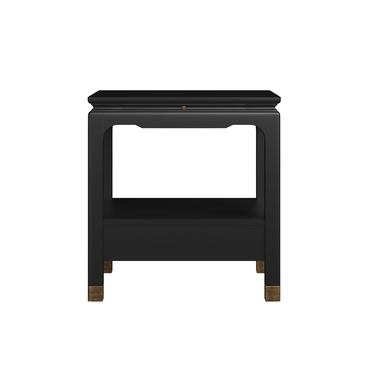 Eave Bedside Table, Ink