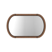 Verge Woven Oval Mirror