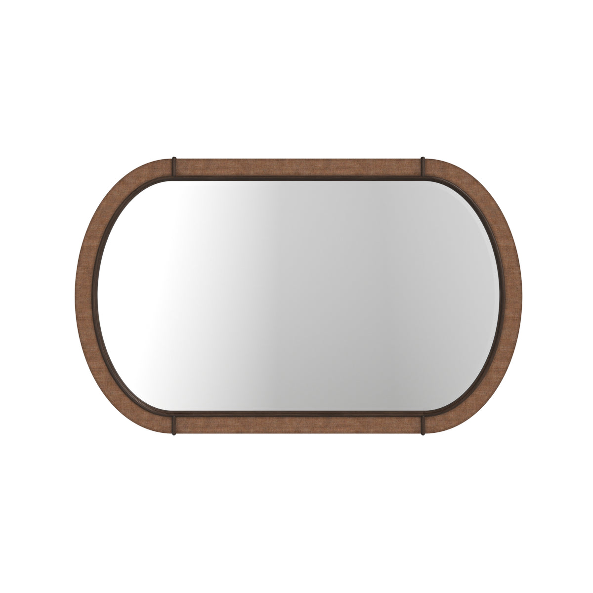 Verge Woven Oval Mirror