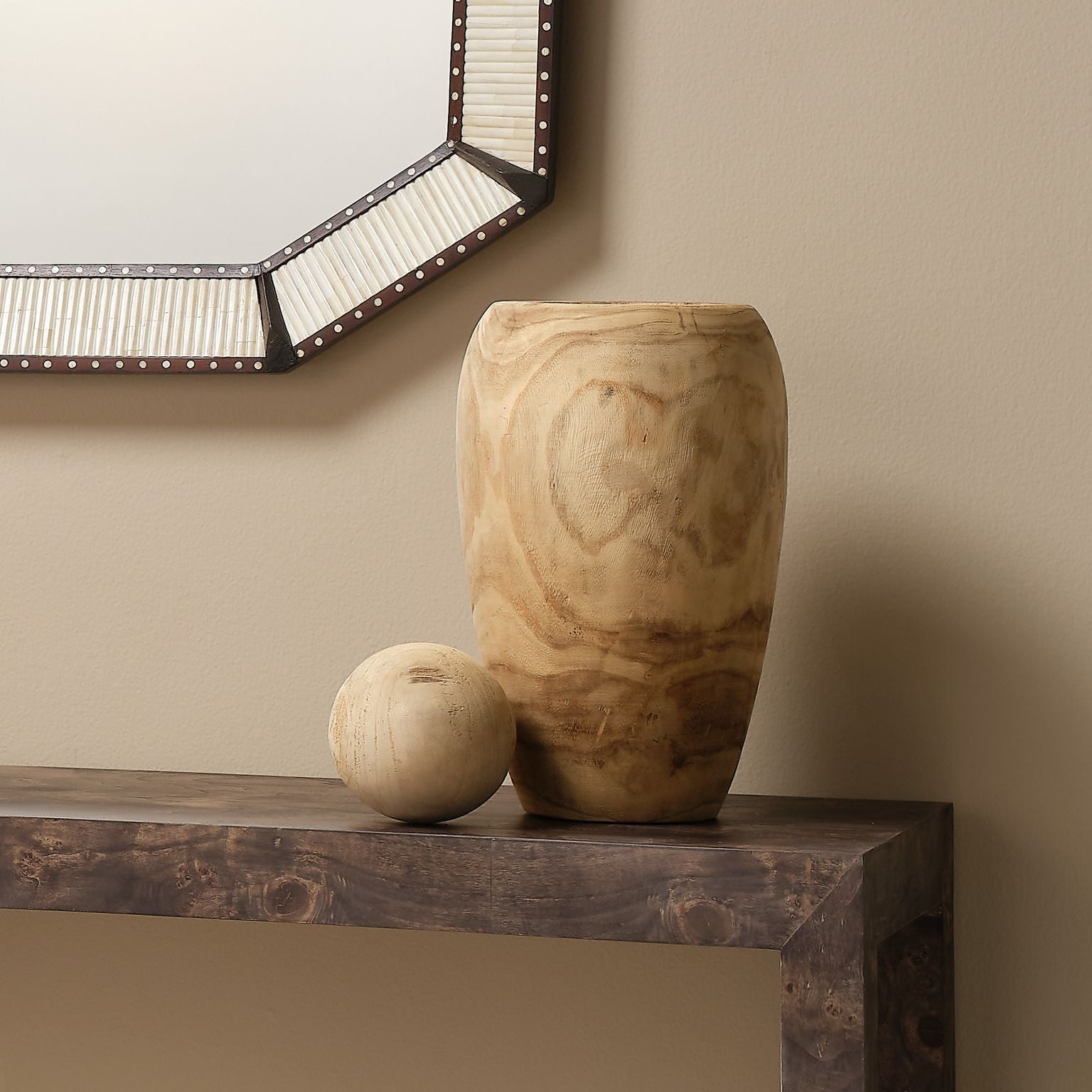 Ojai Wooden Vase