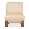 Wylam Leather Chair Cappucino White