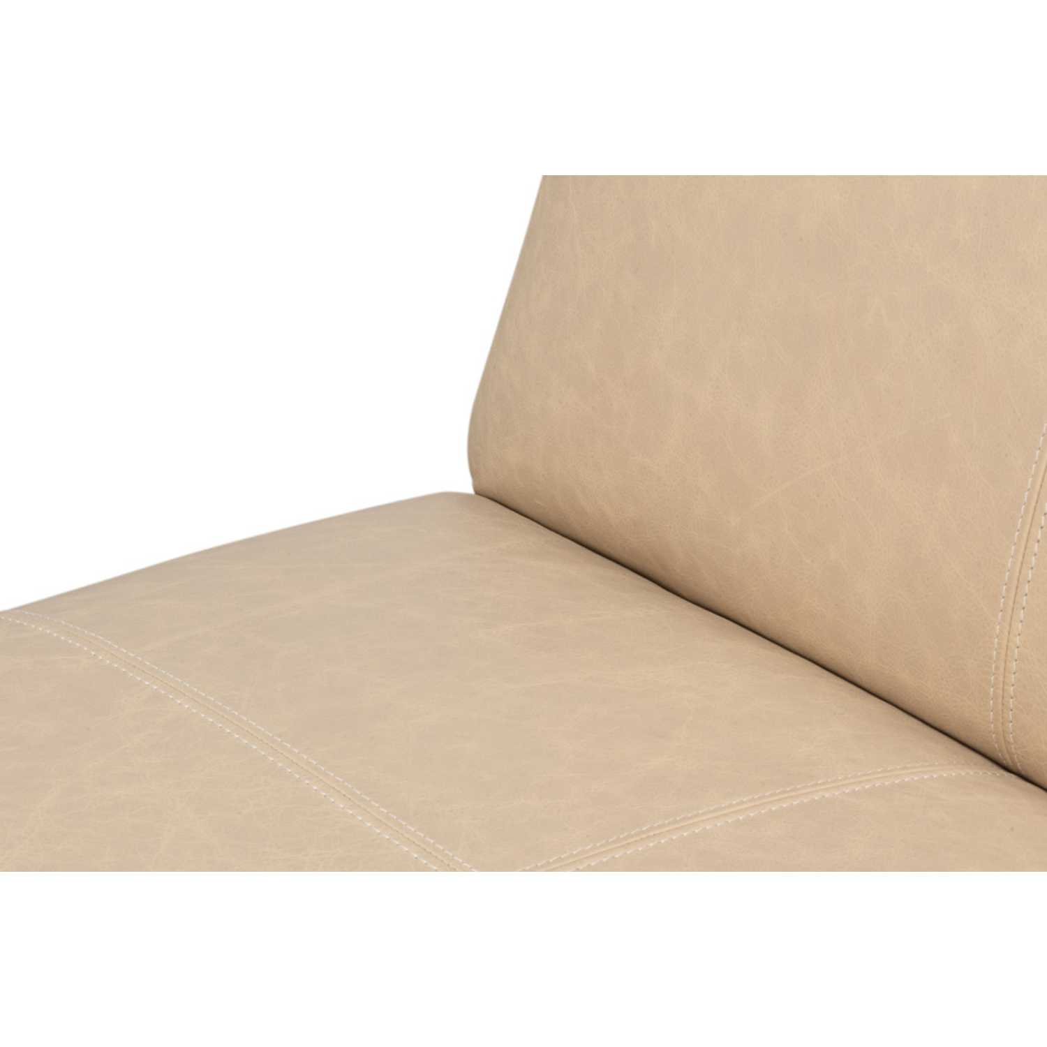 Wylam Leather Chair Cappucino White