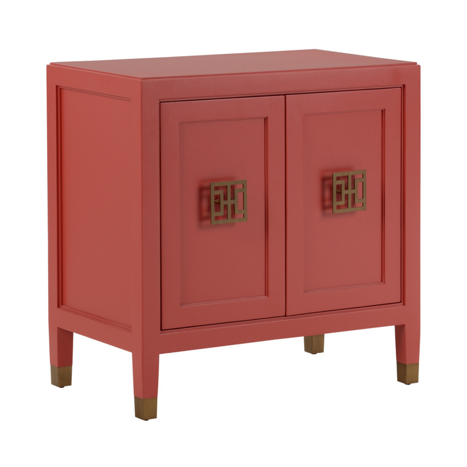 Jill Bedside Chest - Red