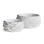 ASHIKA LOW POTS, SET OF 2