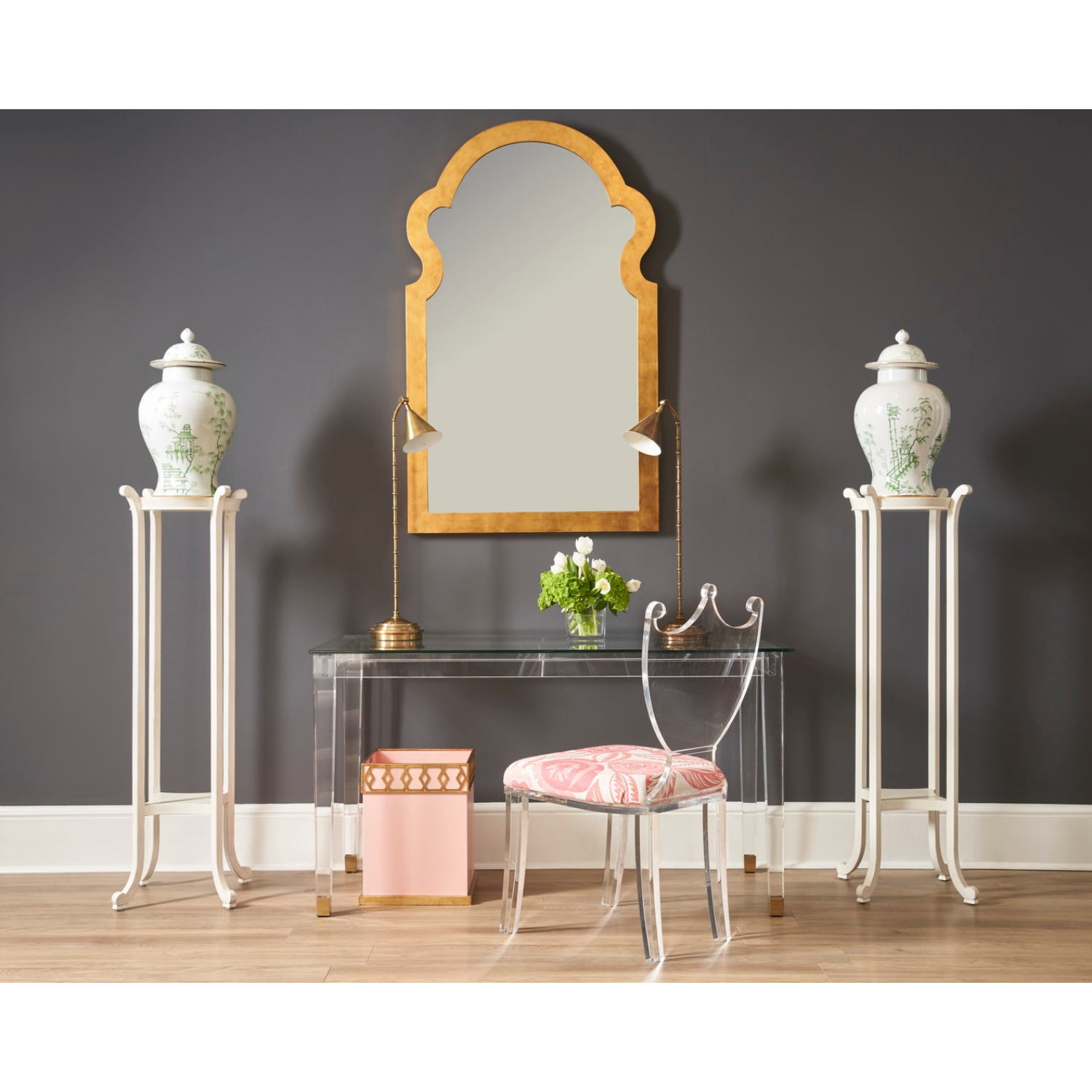 Acrylic Denver Desk