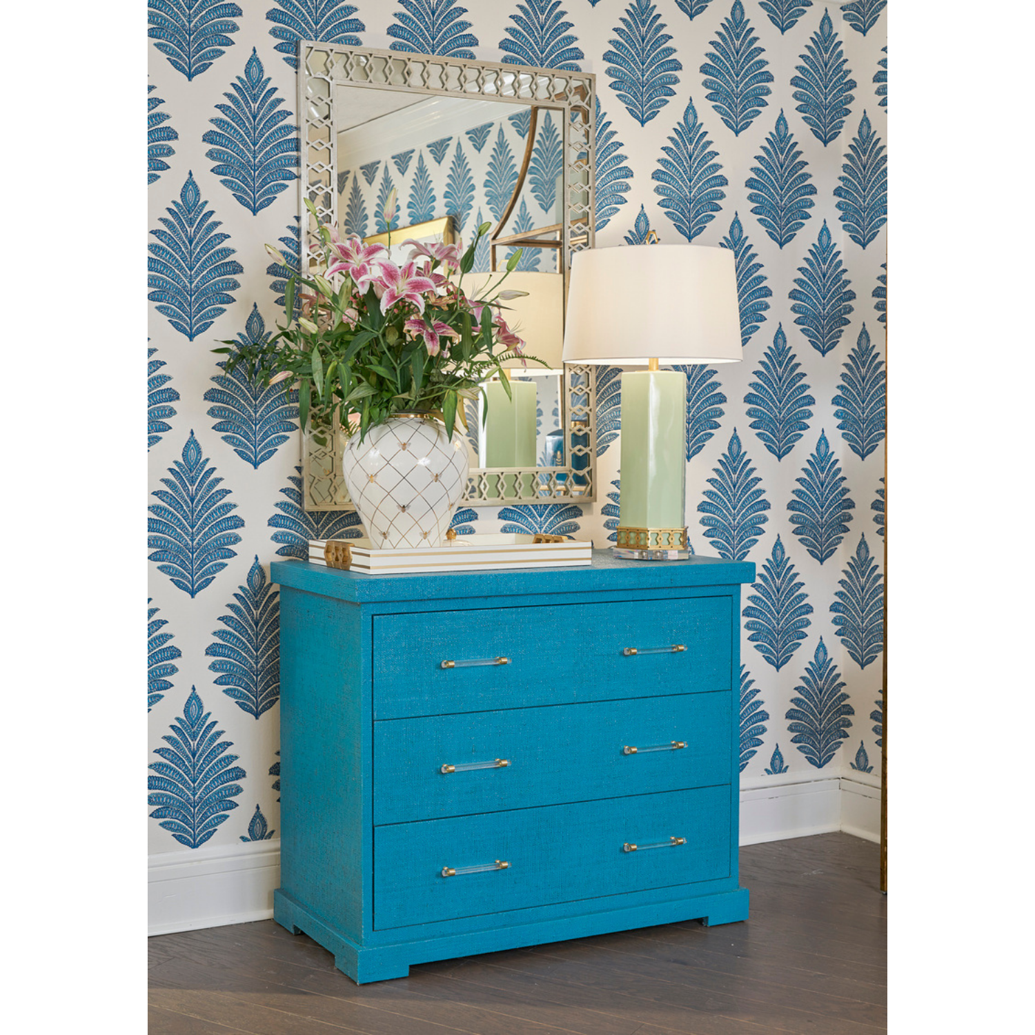 Clifton Side Chest - Blue