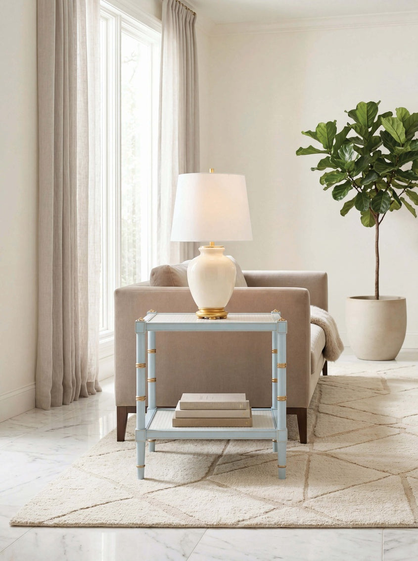 Conner Cane End Table