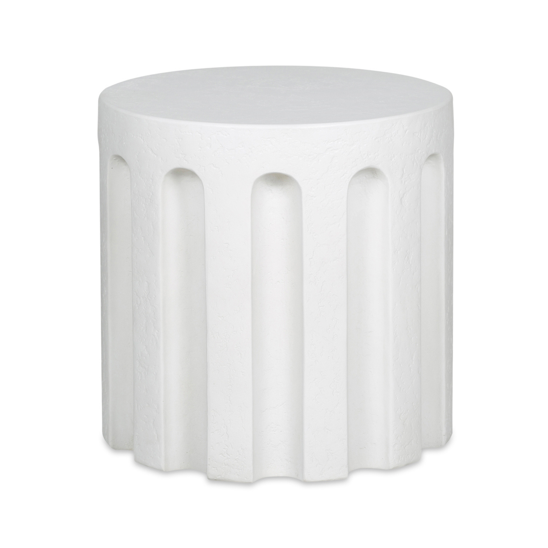 Nyx Outdoor Accent Table White