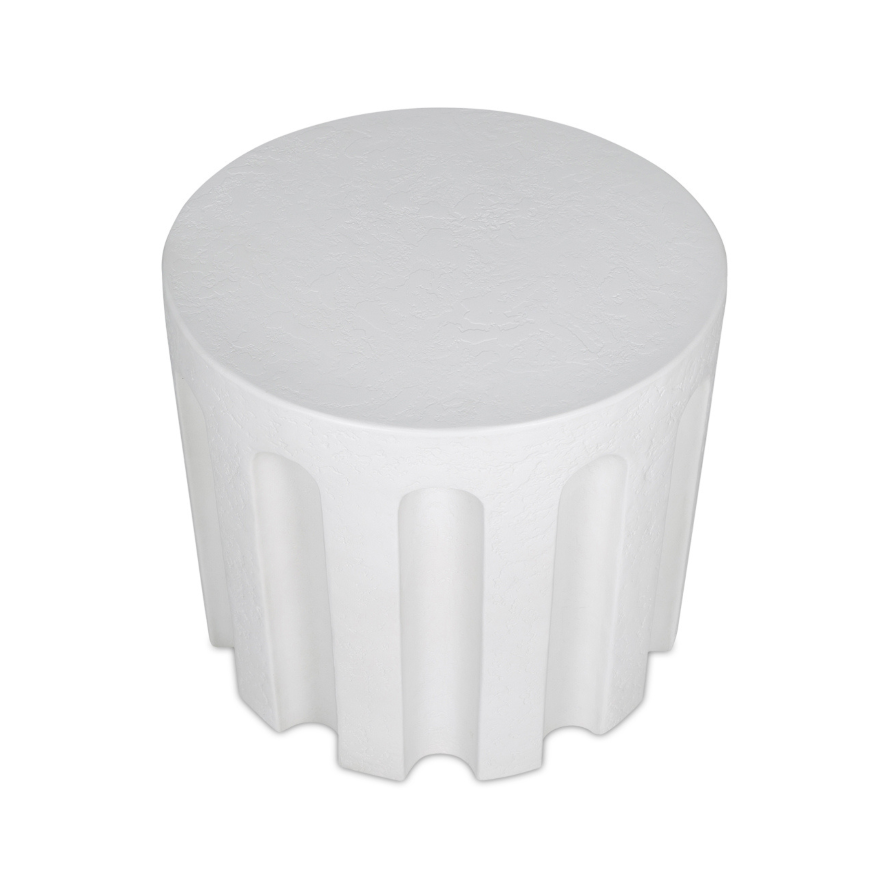 Nyx Outdoor Accent Table White