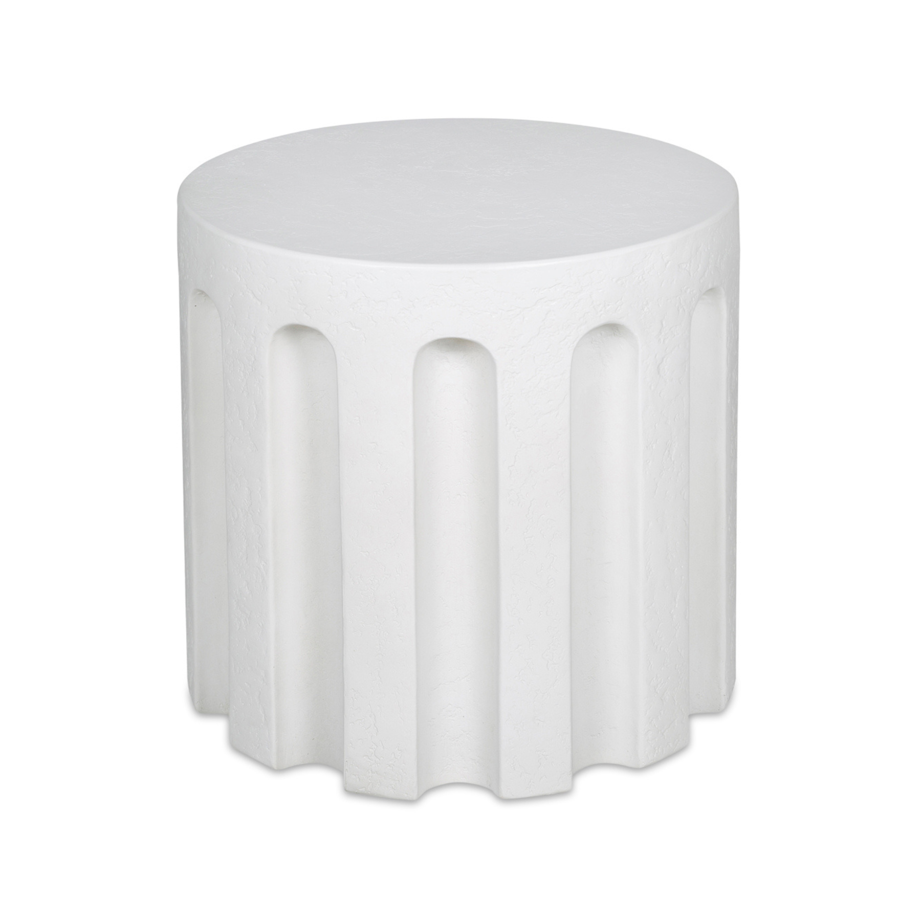 Nyx Outdoor Accent Table White