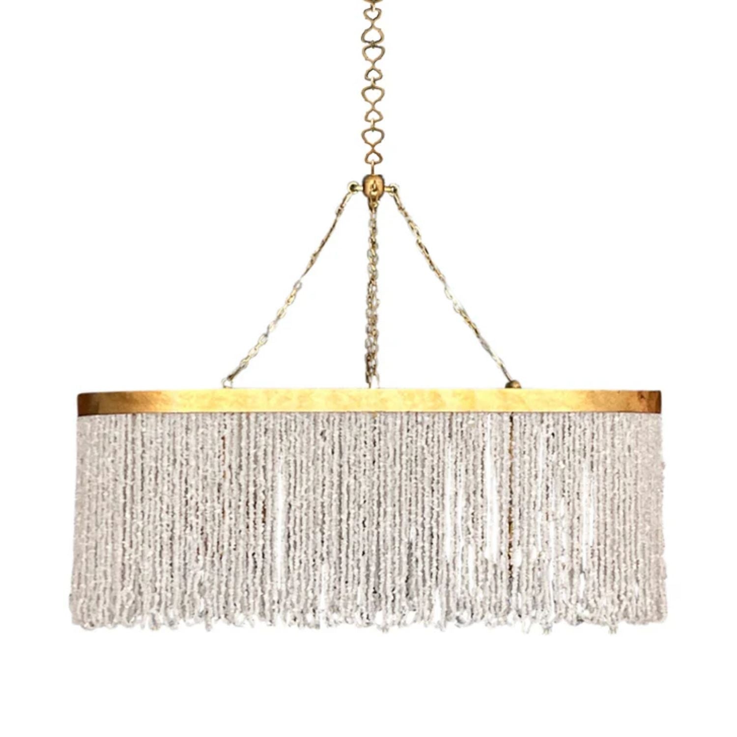 Collette 40" Oval Chandelier (available in many colors)