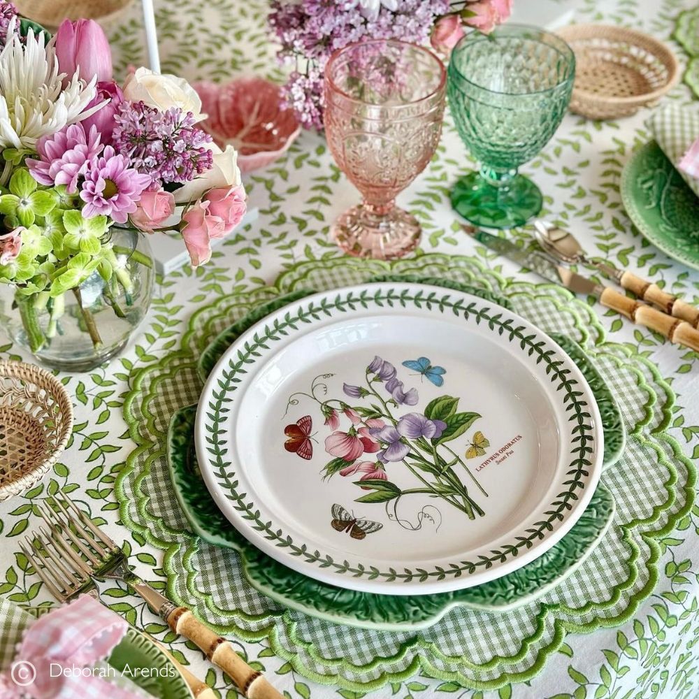 Bettina Placemat - Light Green Gingham (Set of 4)