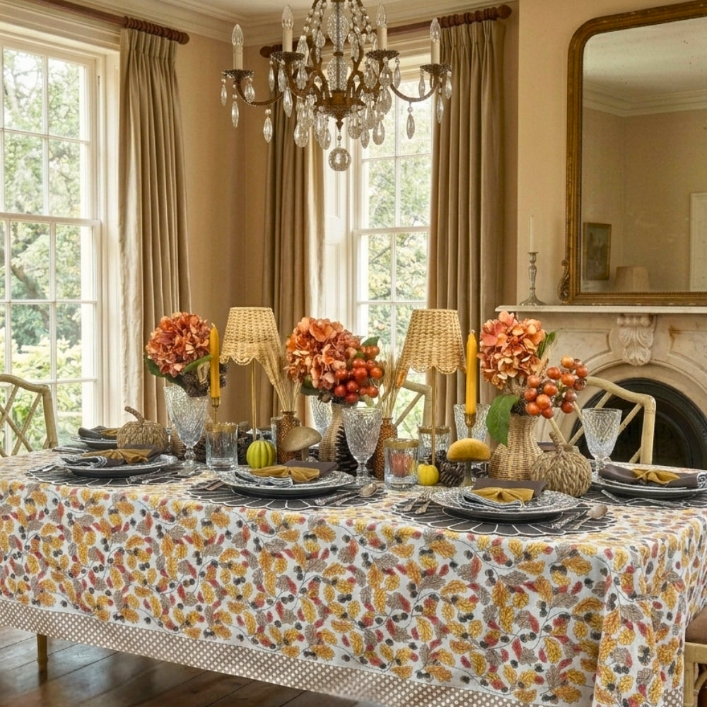 Acorns & Leaves - Tablecloth