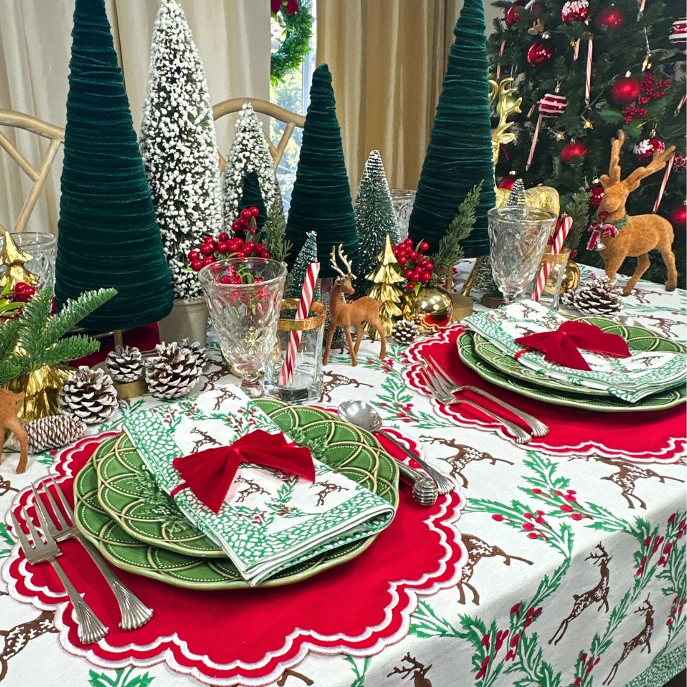 Bettina Placemat - Red (Set of 4)