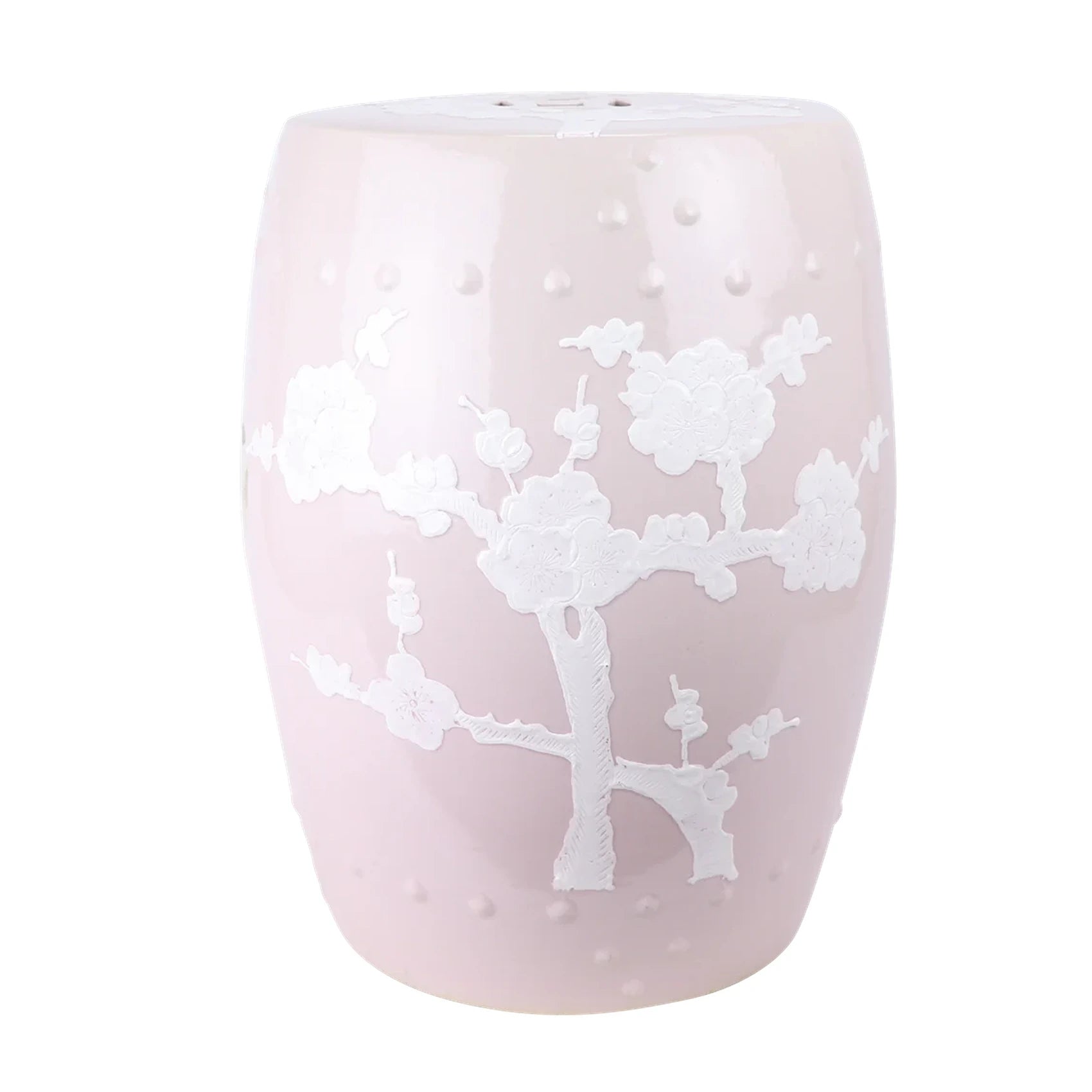 Pastel Pink Cherry Blossom Garden Seat