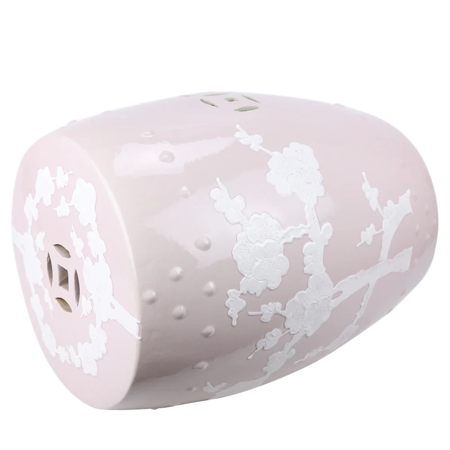 Pastel Pink Cherry Blossom Garden Seat