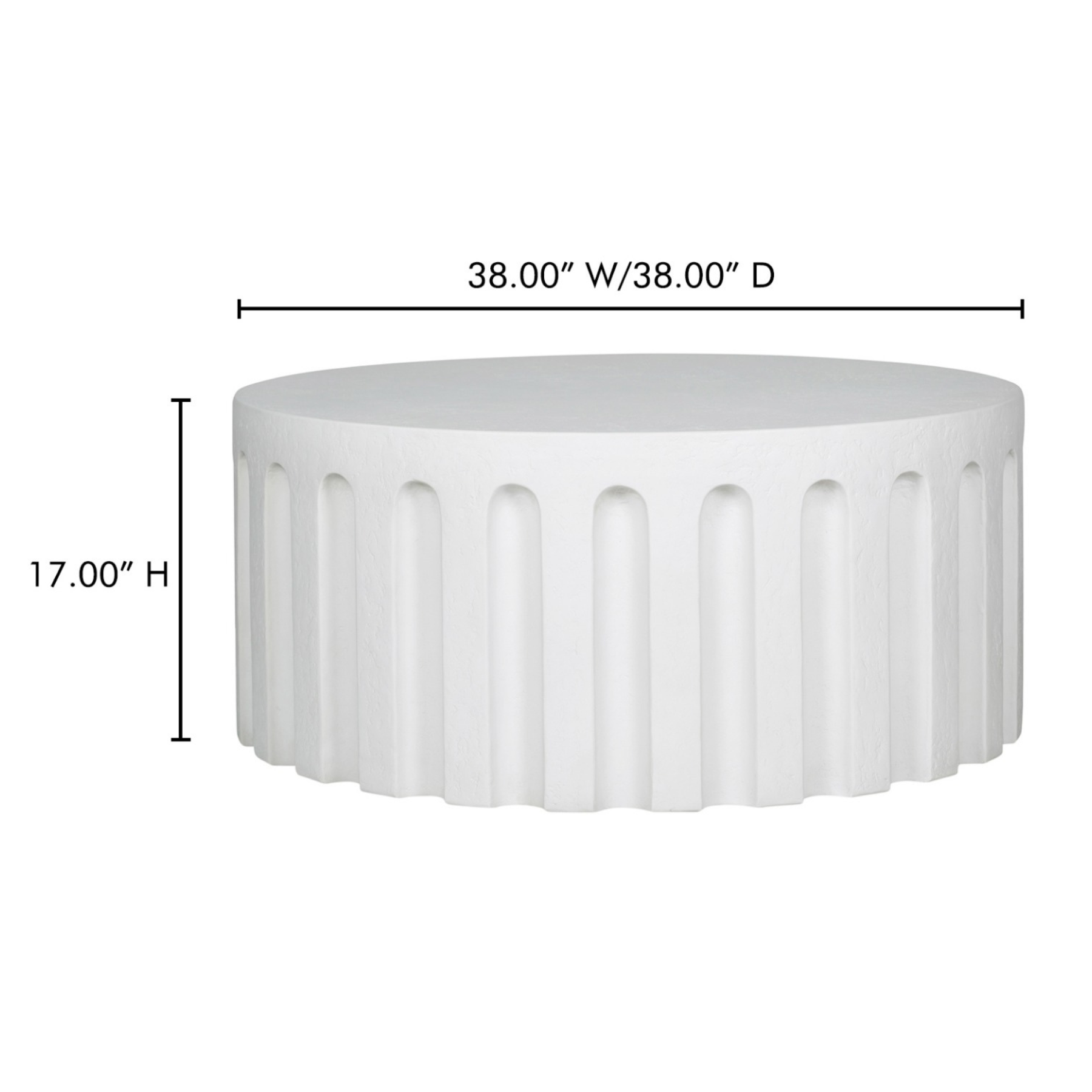 Nyx Outdoor Coffee Table White