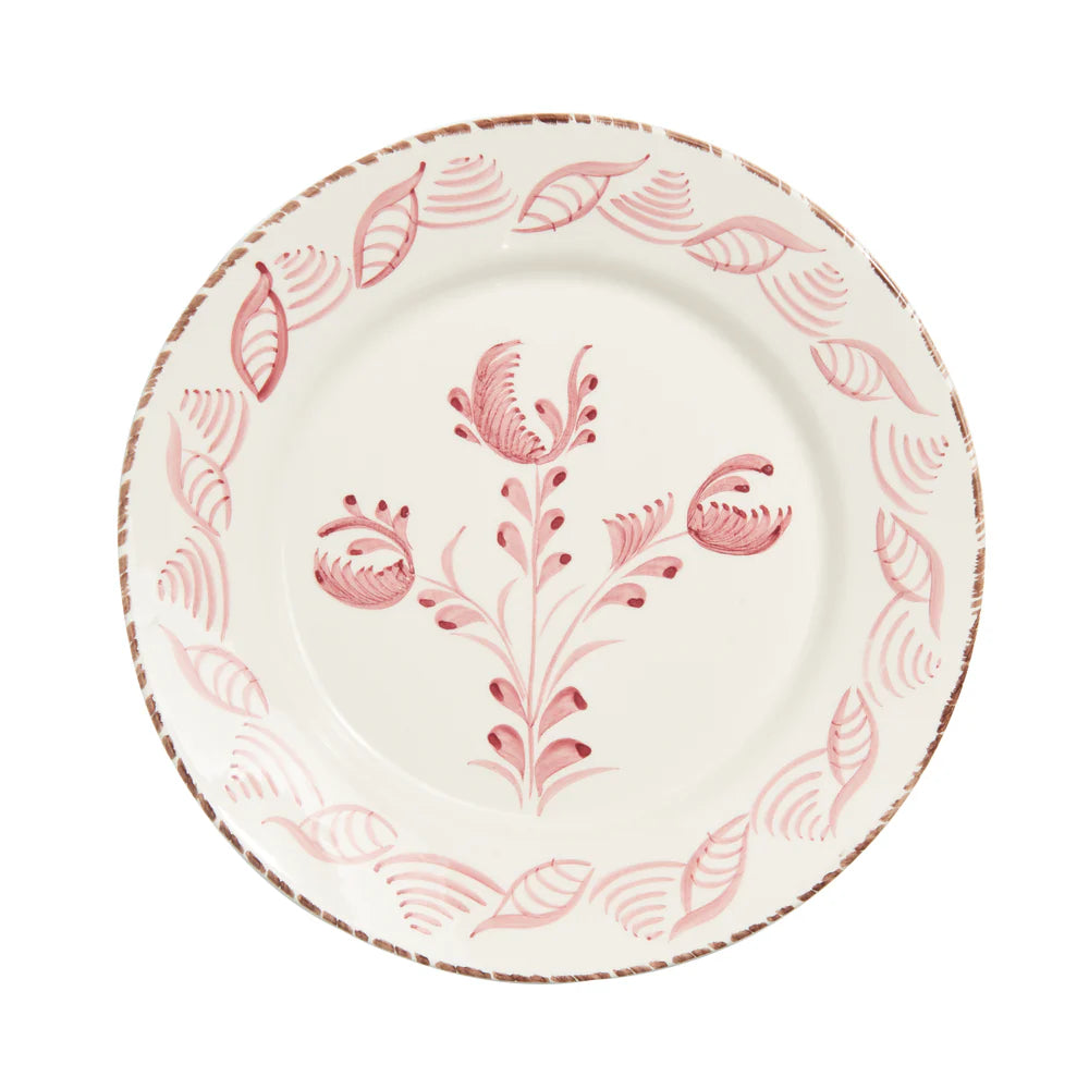 Casa Nuno Dinner Plate, 3 Flowers/Shells, Set of 2