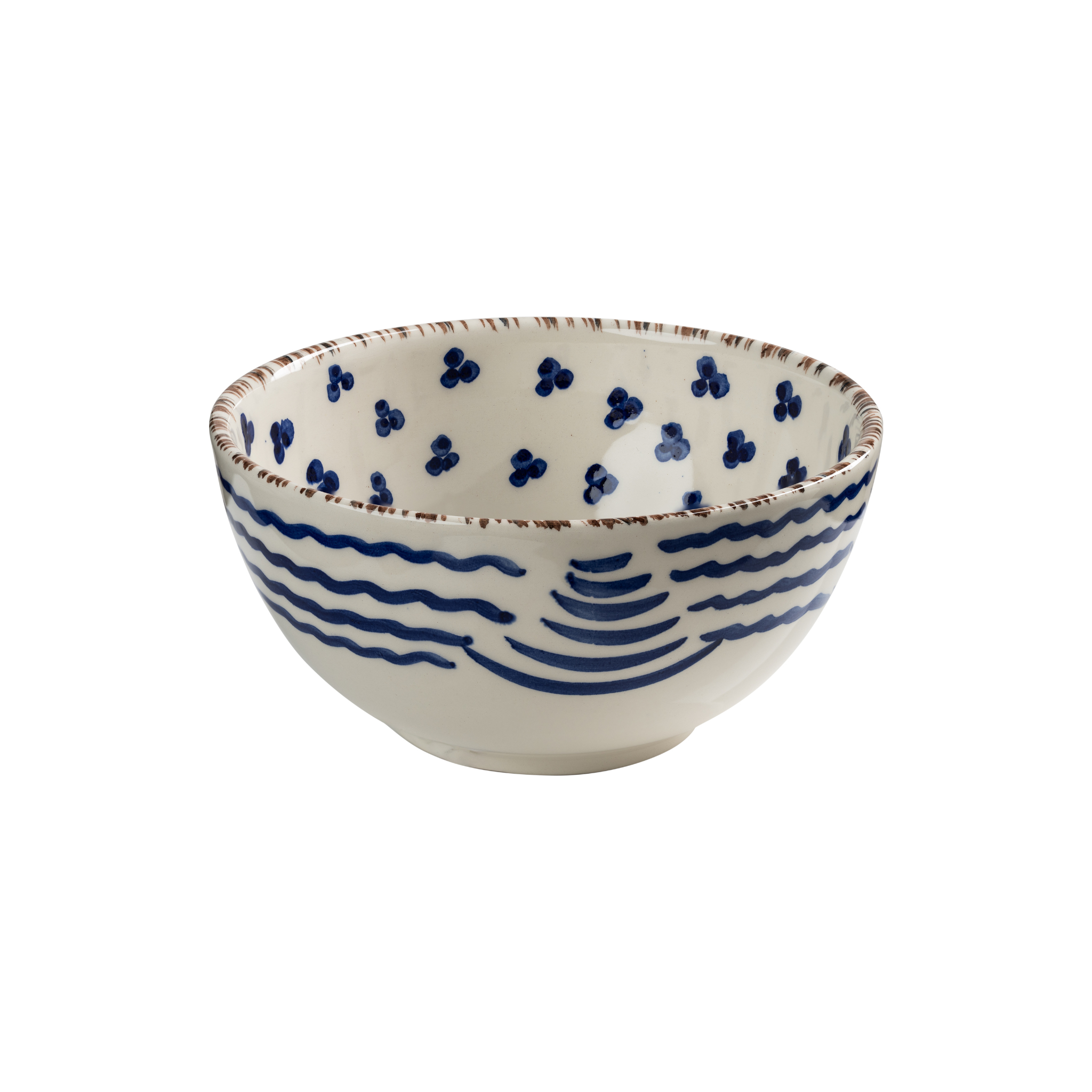 Casa Nuno Bowl, Blue Pomegranate, Set of 2