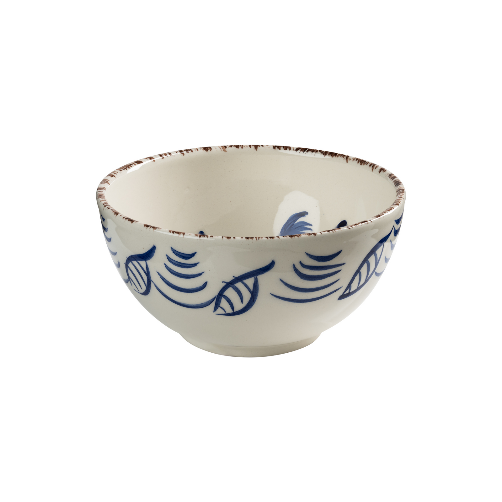 Casa Nuno Bowl, Blue & White Flowers, Set of 2