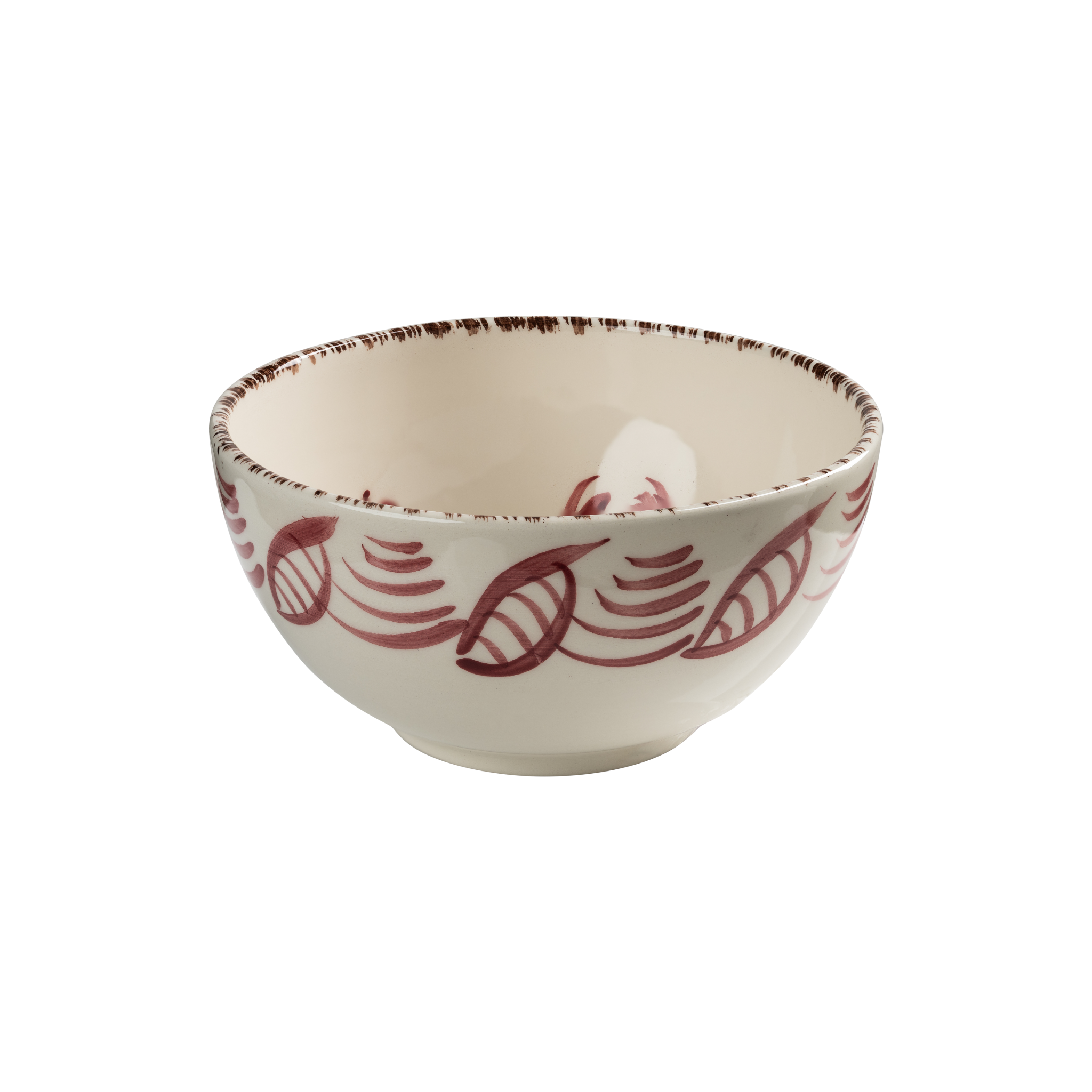 Casa Nuno Bowl, 3 Flowers & Shell, Set of 2