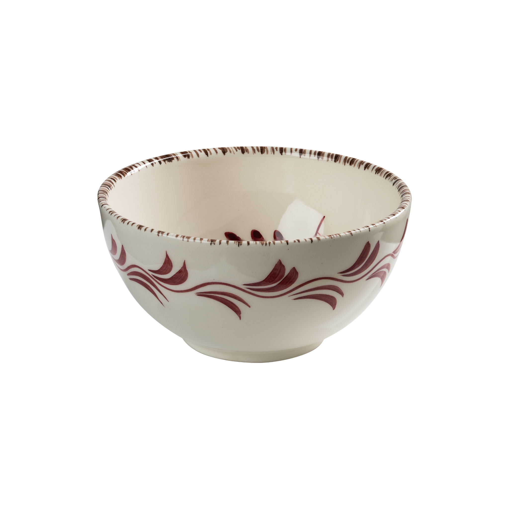 Casa Nuno Bowl, with 3 Flowers, Set of 2