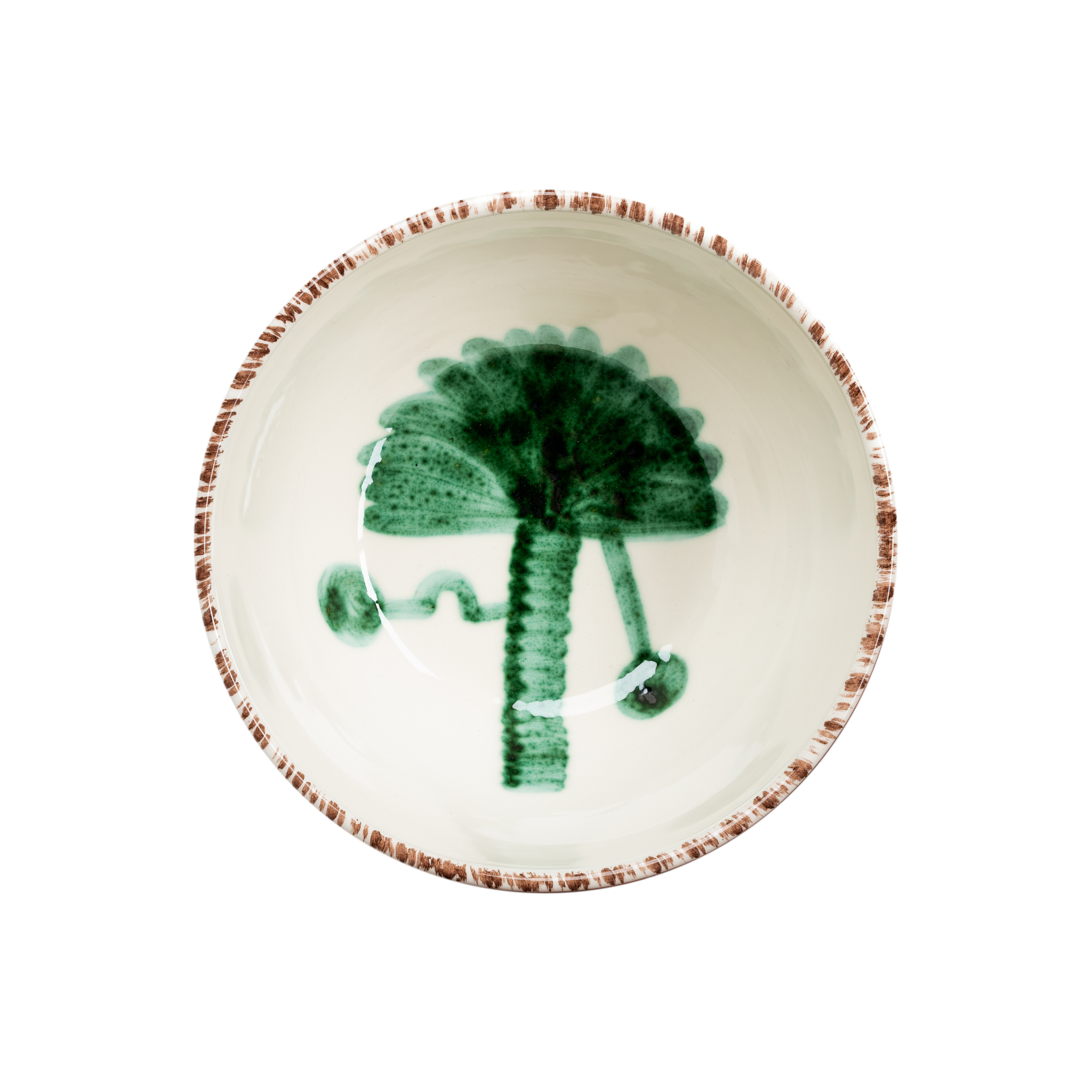 Casa Nuno Bowl, with Palm, Set of 2