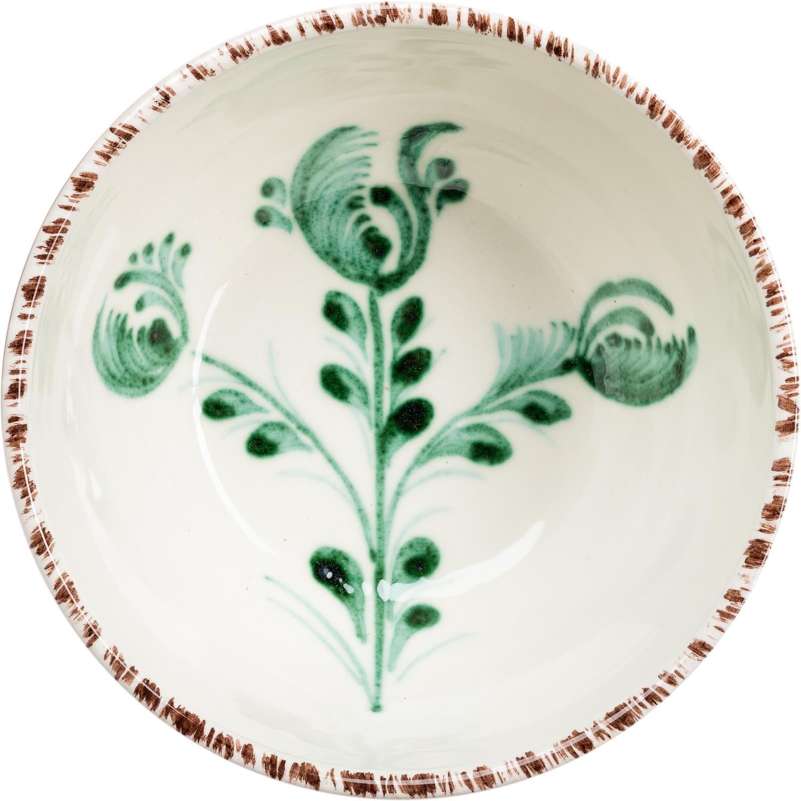 Casa Nuno Bowl, 3 Flowers & Shell, Set of 2