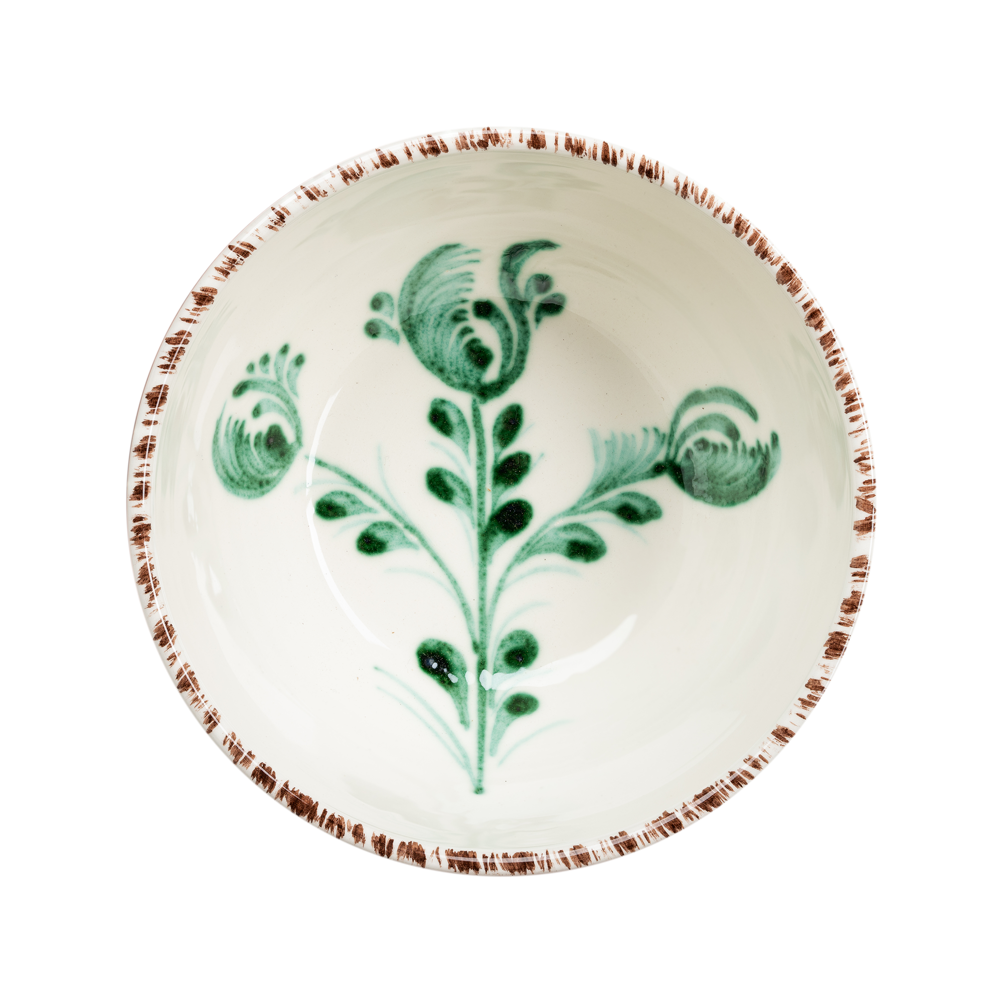 Casa Nuno Bowl, 3 Flowers & Shell, Set of 2