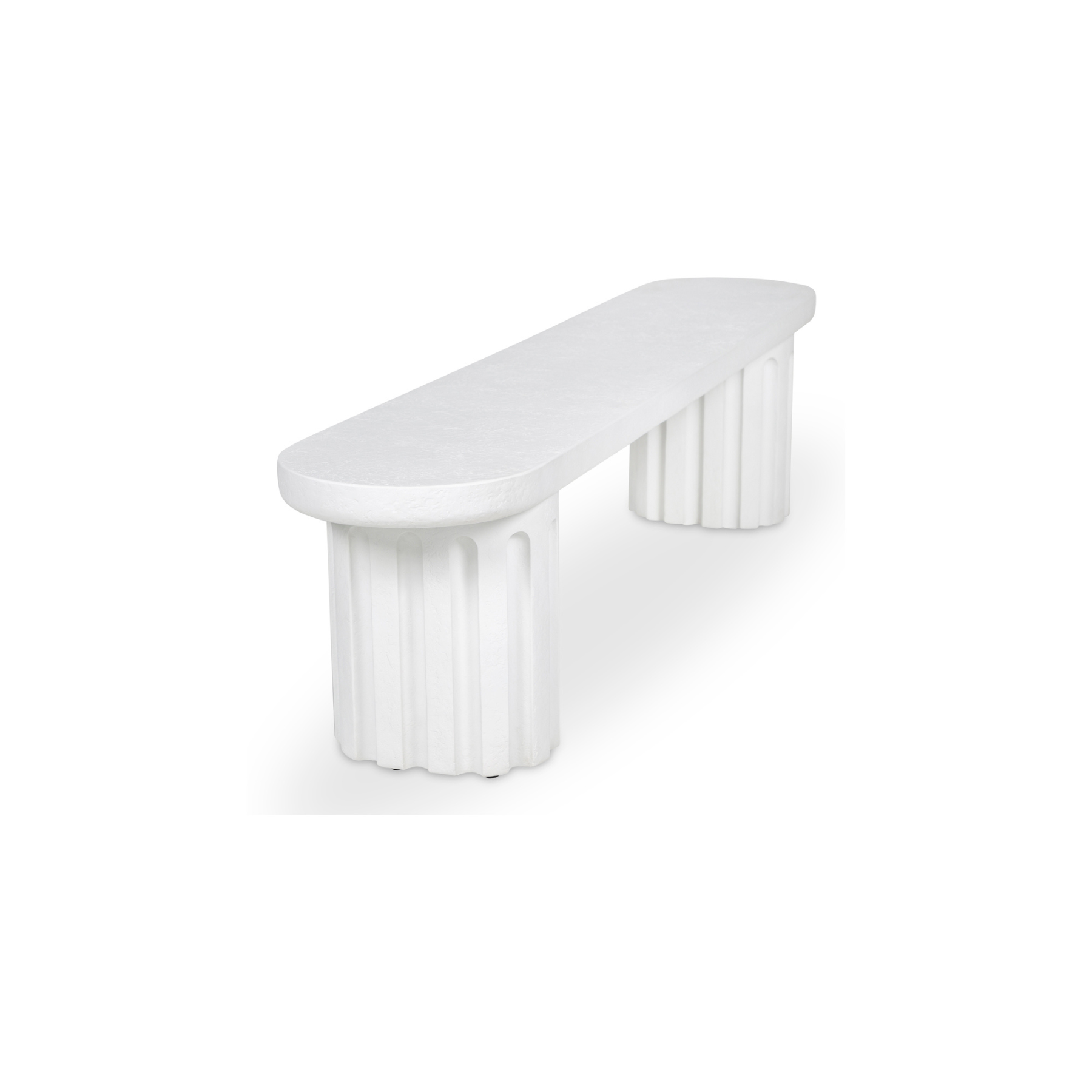 Nyx Outdoor Dining Bench White