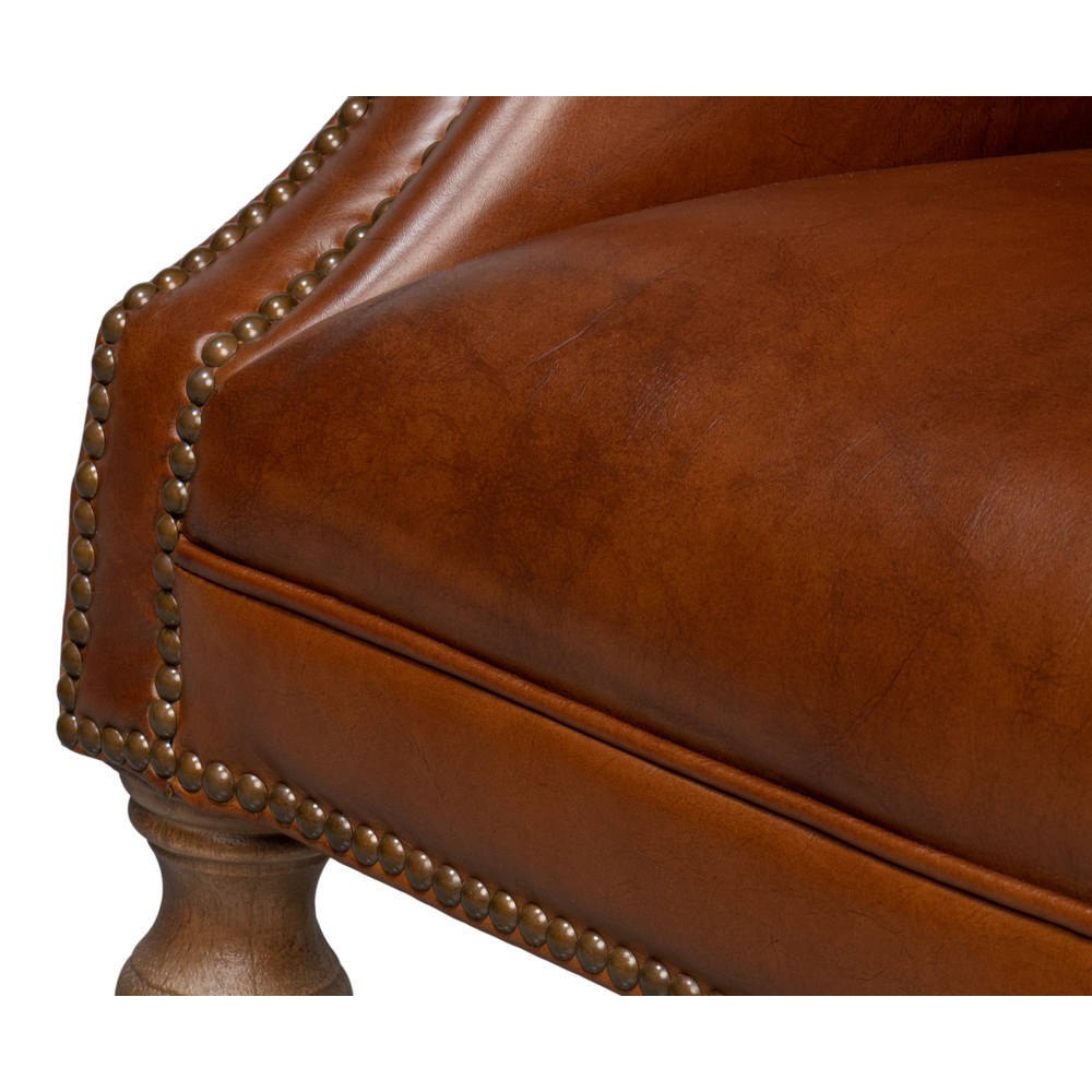 Welsh Leather Chair - Vintage Havana