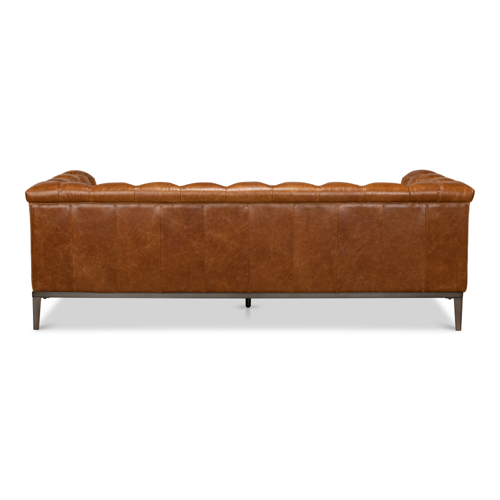 Cuba Brown Cube X 3 Sofa