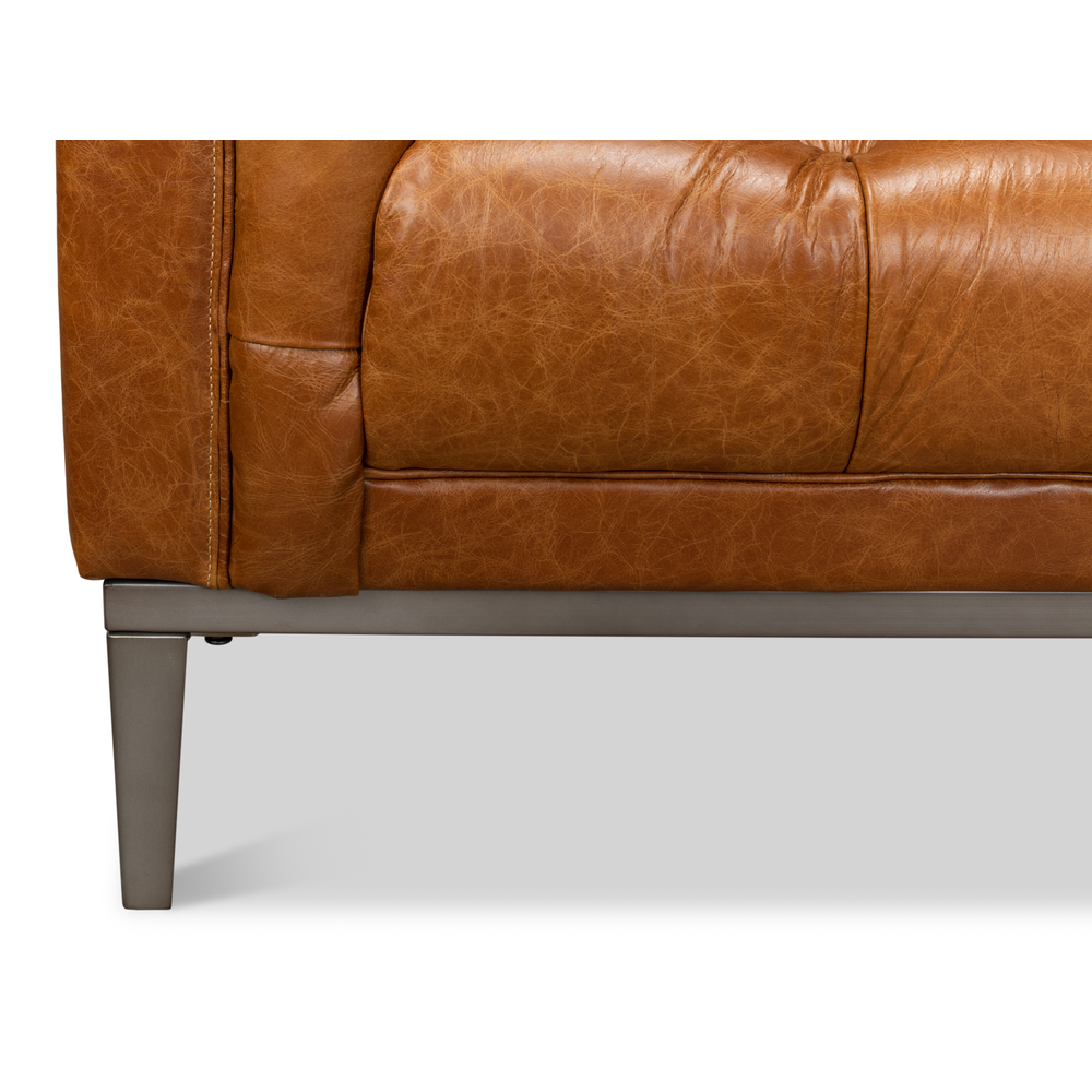 Cuba Brown Cube X 3 Sofa