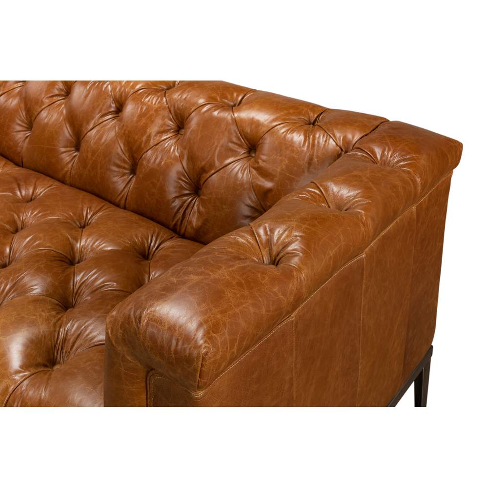 Cuba Brown Cube X 3 Sofa