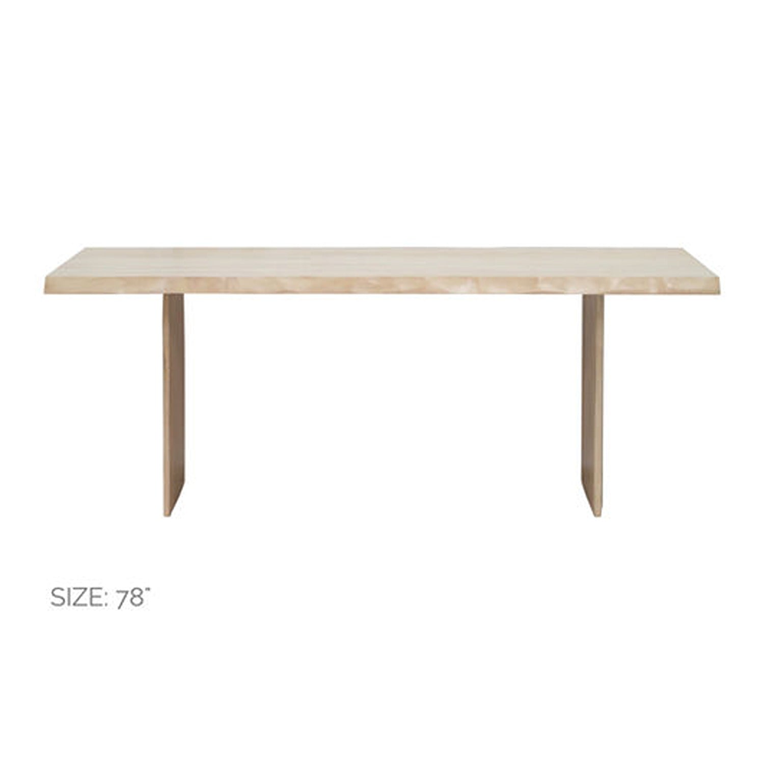 Lily Dining Table Pale Natural