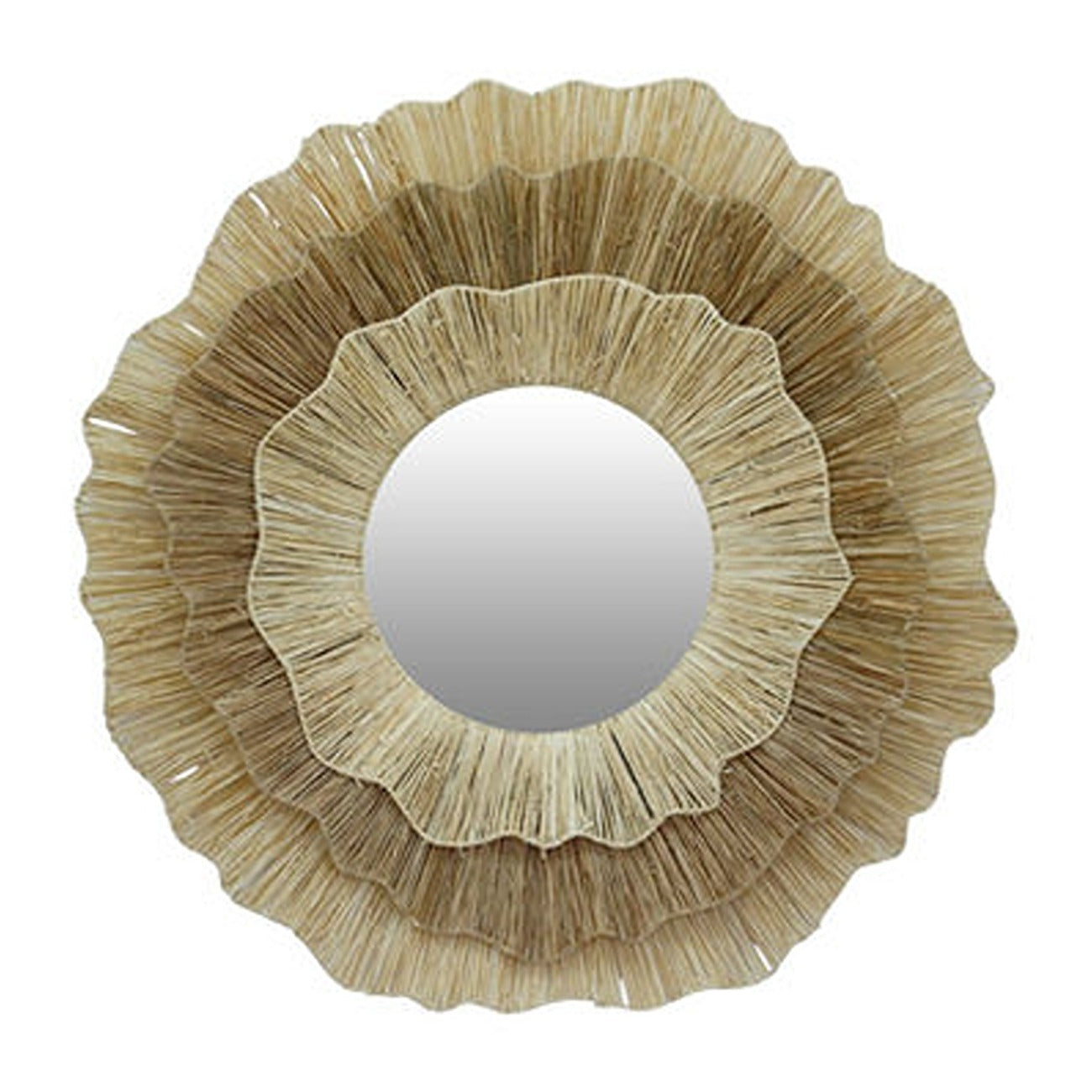 Maren Round Layered Mirror