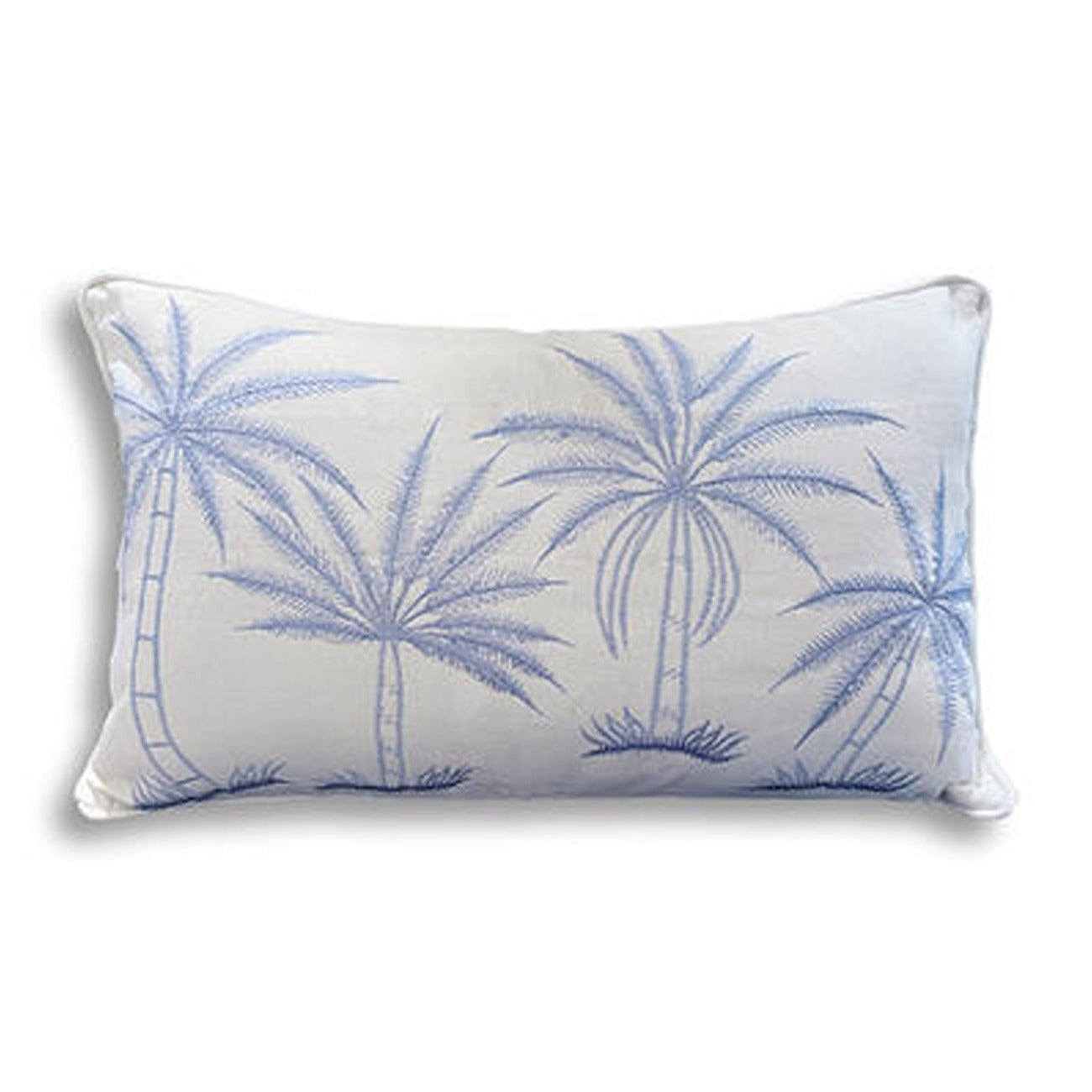 Azure Palms Pillow