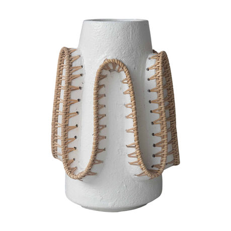 Wave Terracotta Vase High