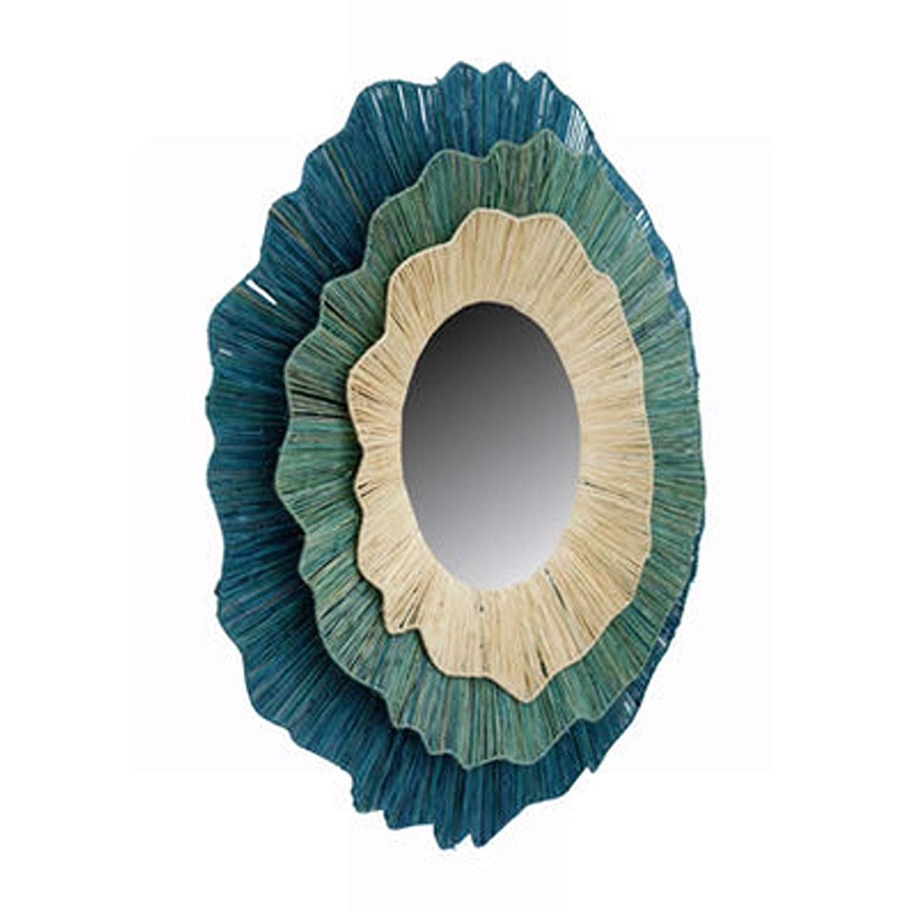 Maren Round Layered Mirror