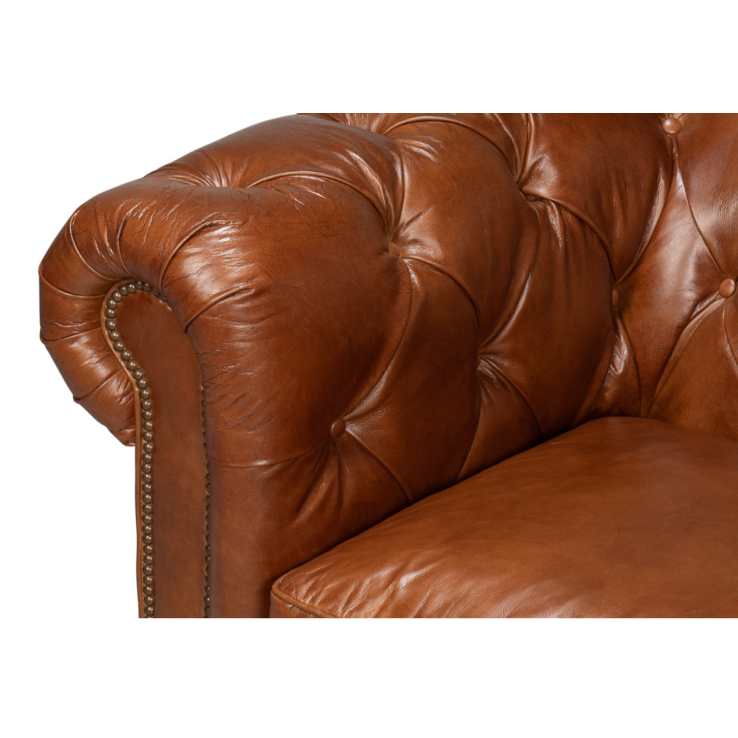 Castered Chesterfield Sofa
