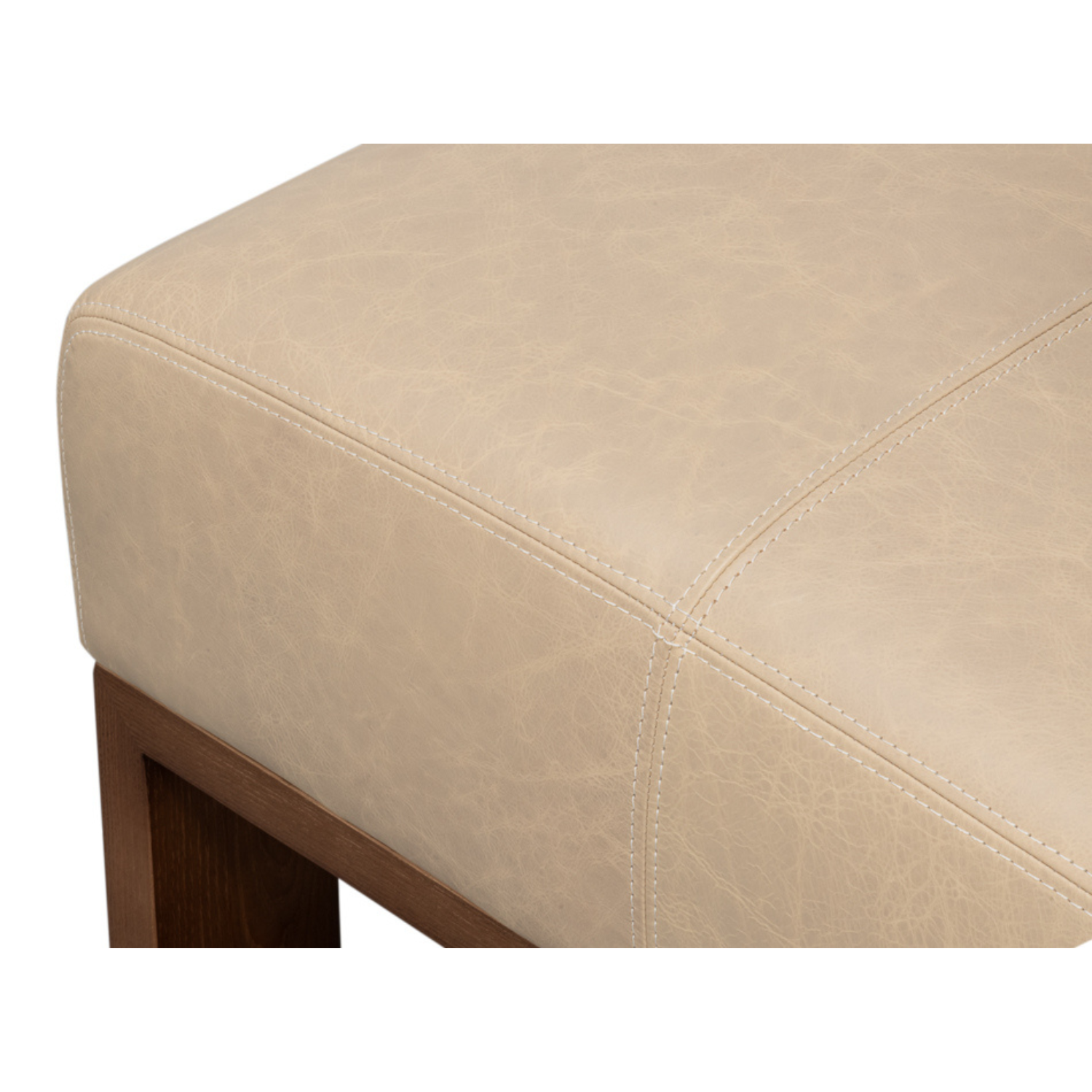 Wylam Leather Chair Cappucino White