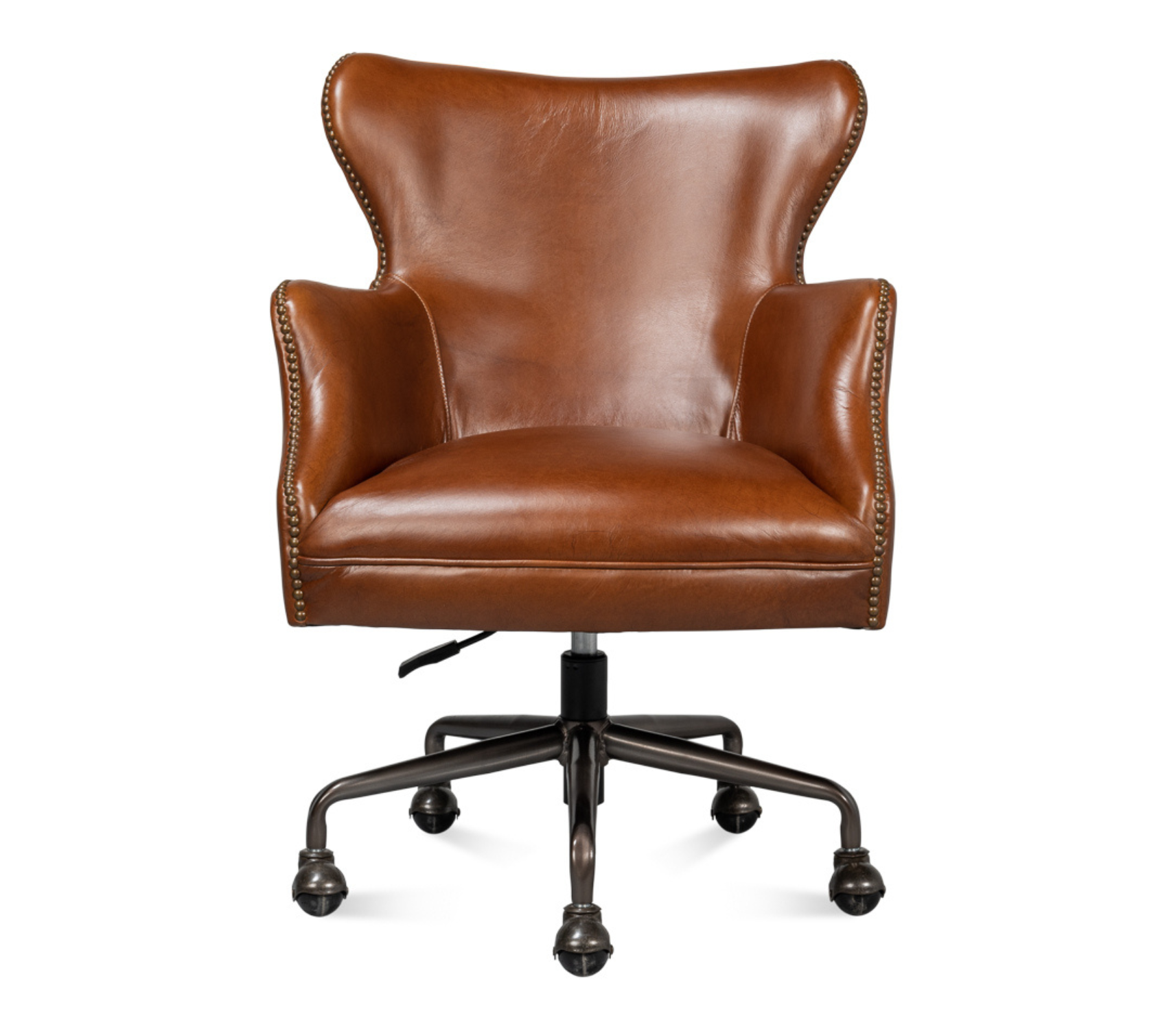 Andrew Jackson Desk Chair Havana Leather