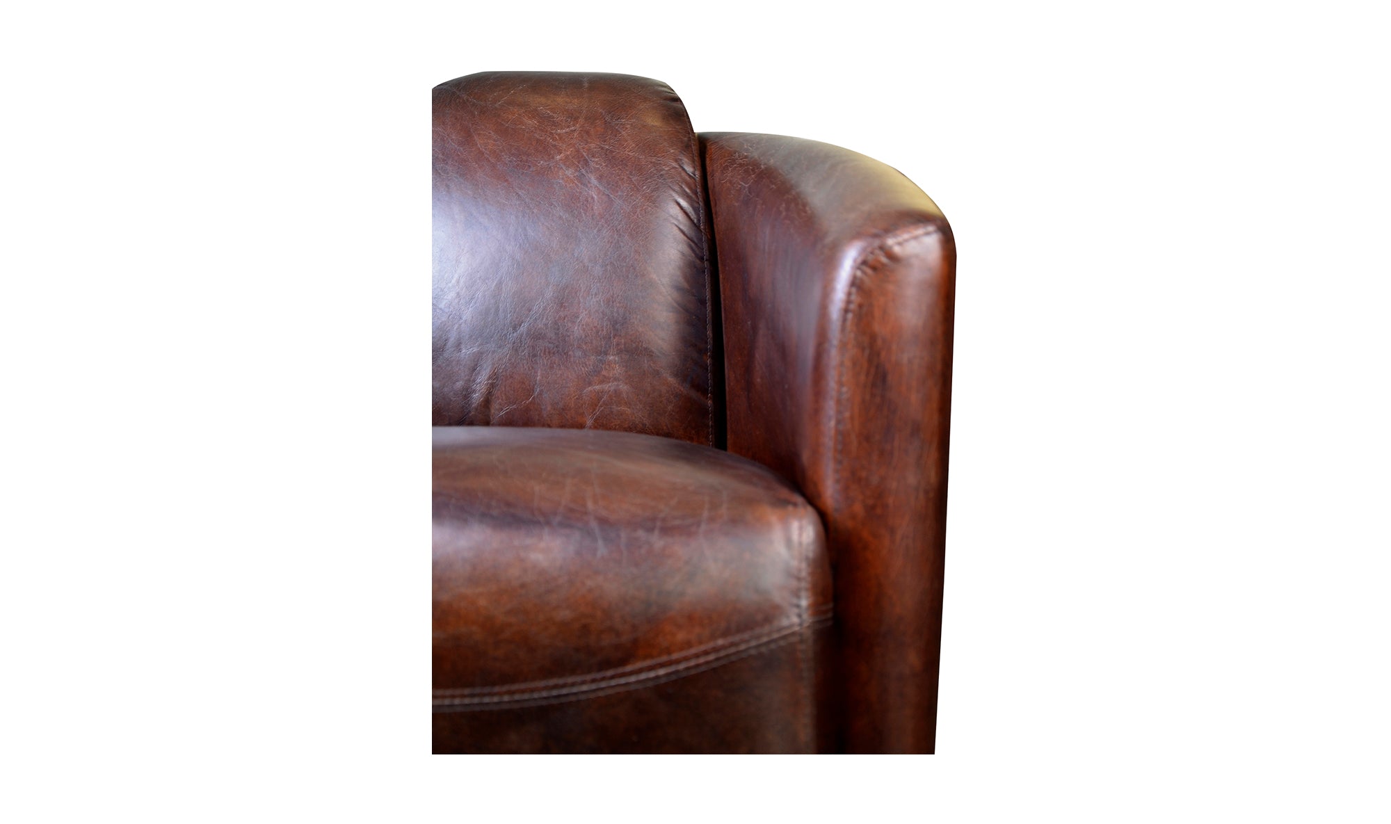 Alpen Club Chair Dark Brown Leather