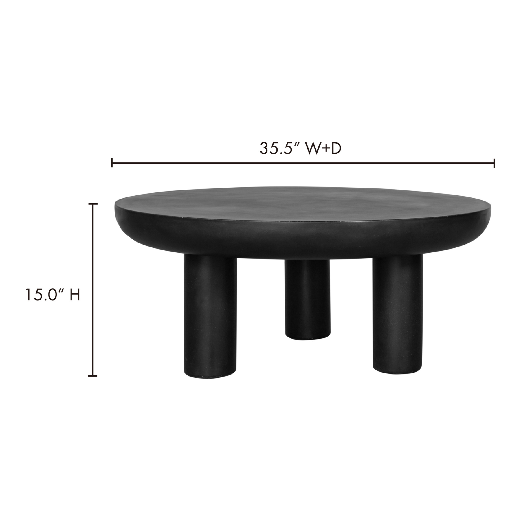 Zephyr Coffee Table Black