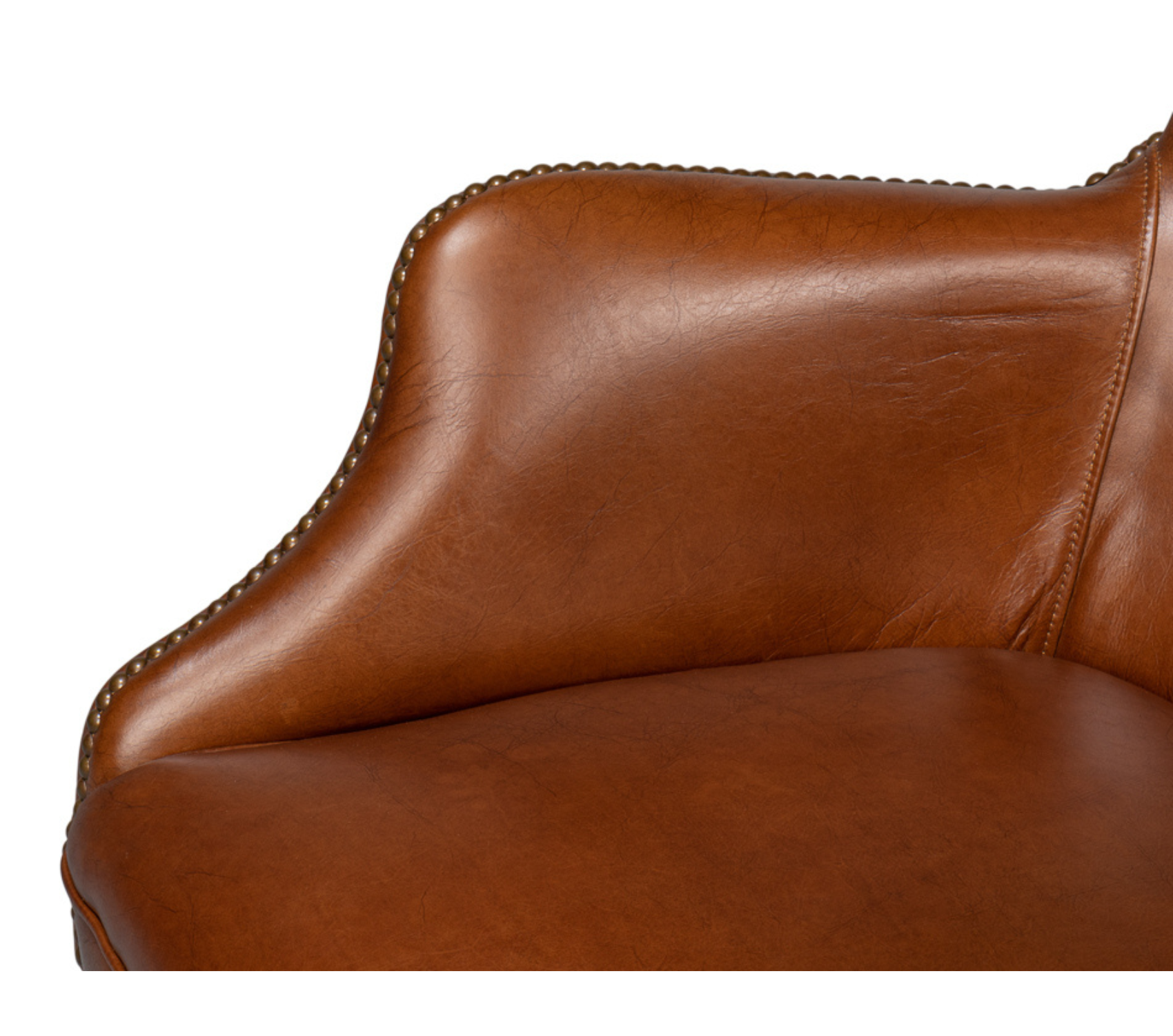 Andrew Jackson Desk Chair Havana Leather