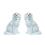 Pale Blue Staffordshire Dogs