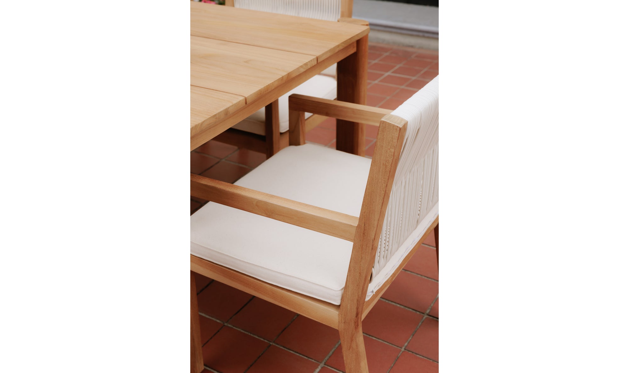 Astra Outdoor Dining Chair Natural - 33.5"