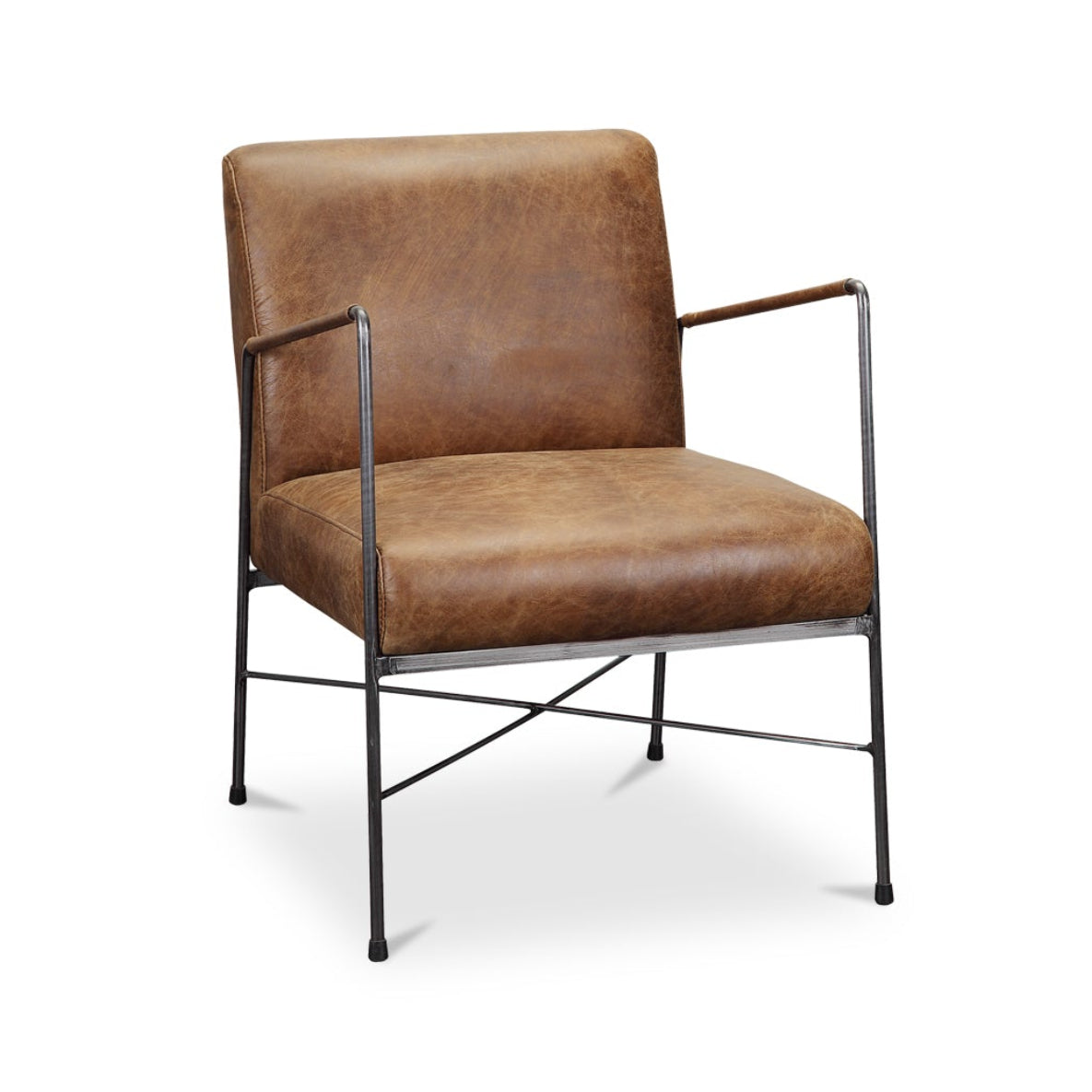Grove Leather Armchair - Cappuccino