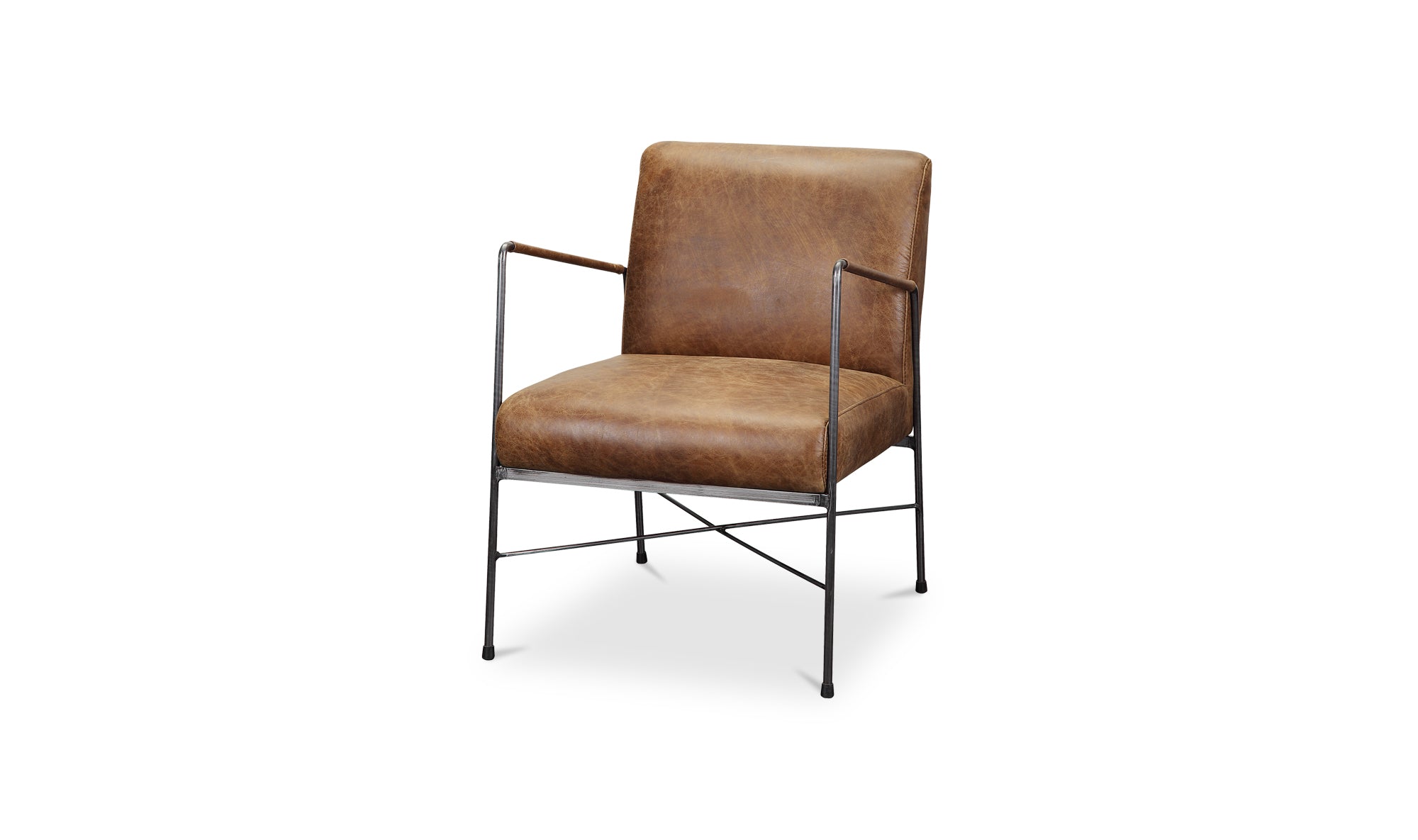 Grove Leather Armchair - Cappuccino